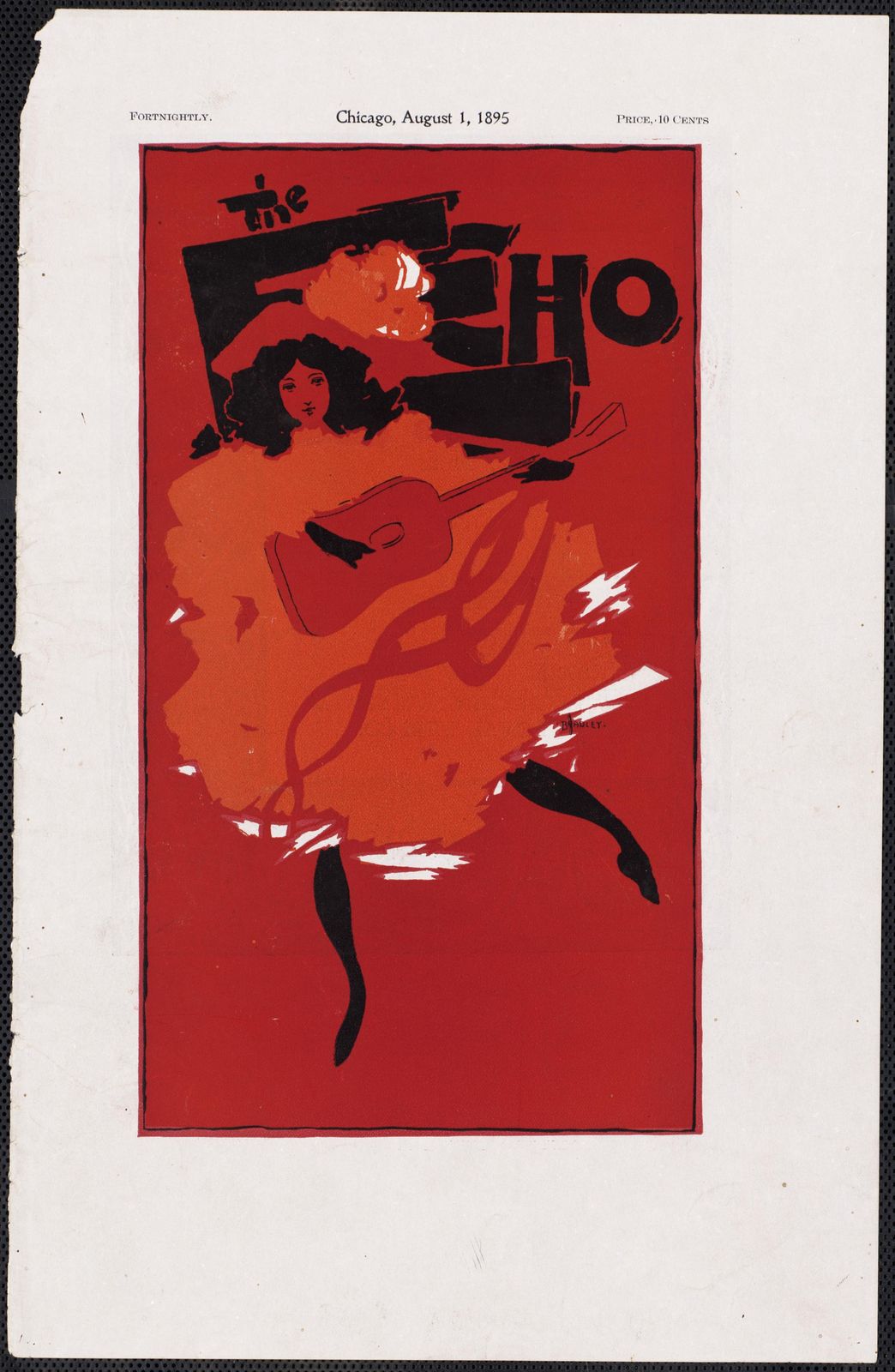 Vintage Dancer "The Echo" 1895 Wall Art