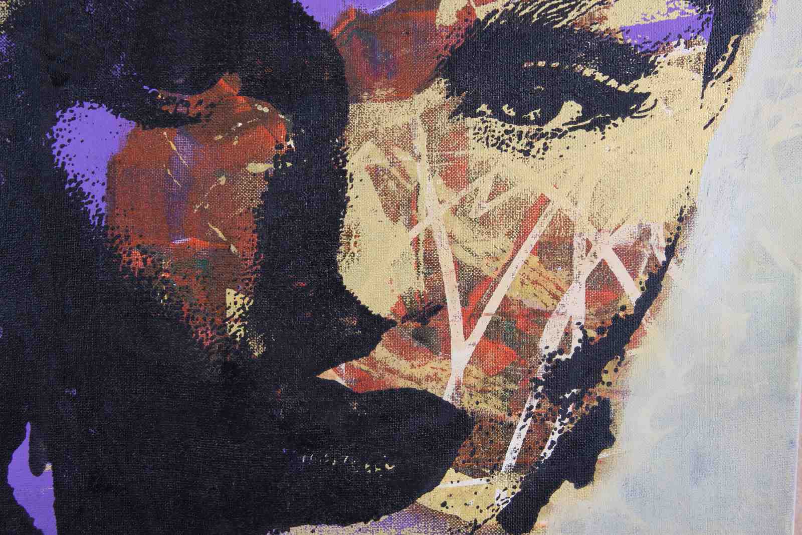 Abstract Portrait Expression Wall Art