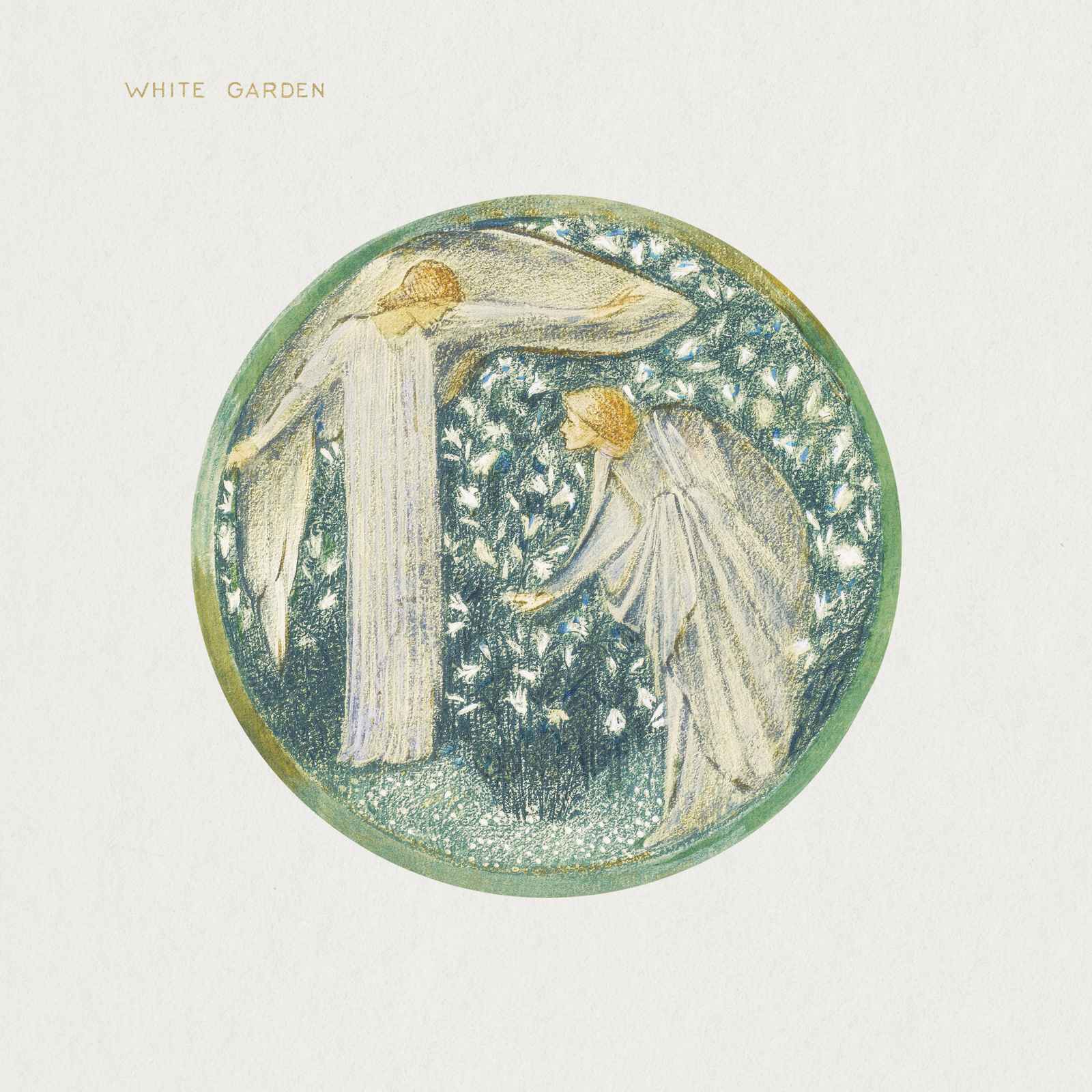Enchanting Angelic Garden Art Wall Art