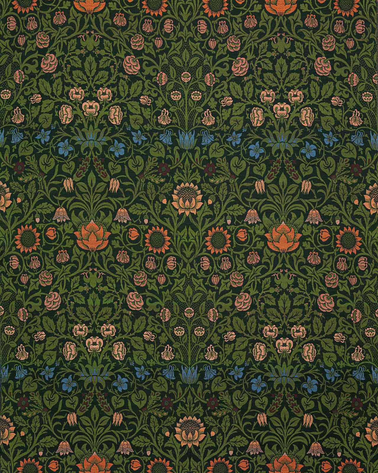 Floral Art Nouveau Wall Art for Elegant Decor