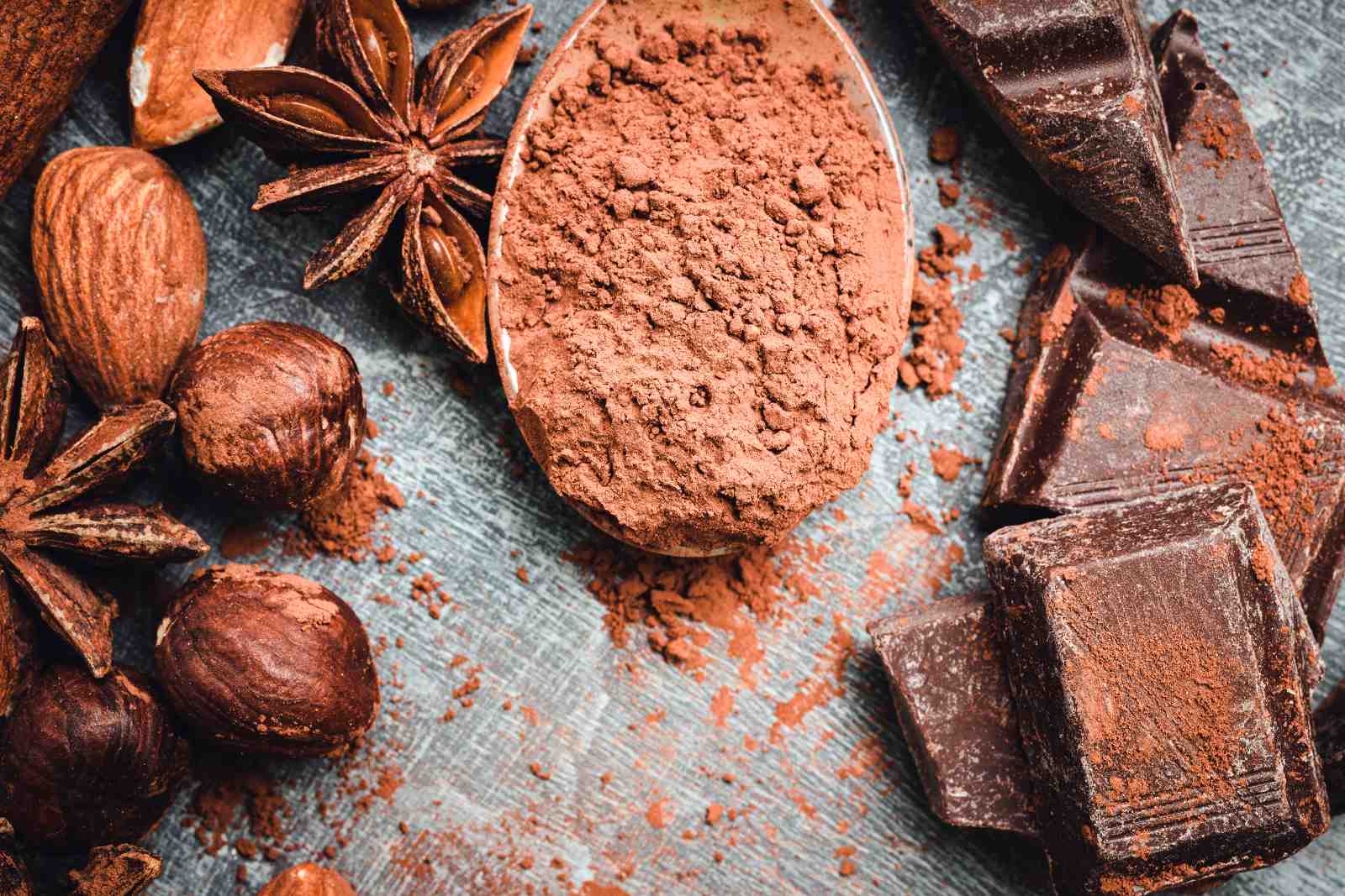 Rich Cocoa & Nuts Abstract Wall Art