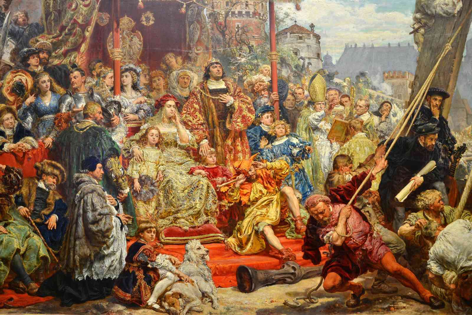 Royal Court Historical Scene Wall Art