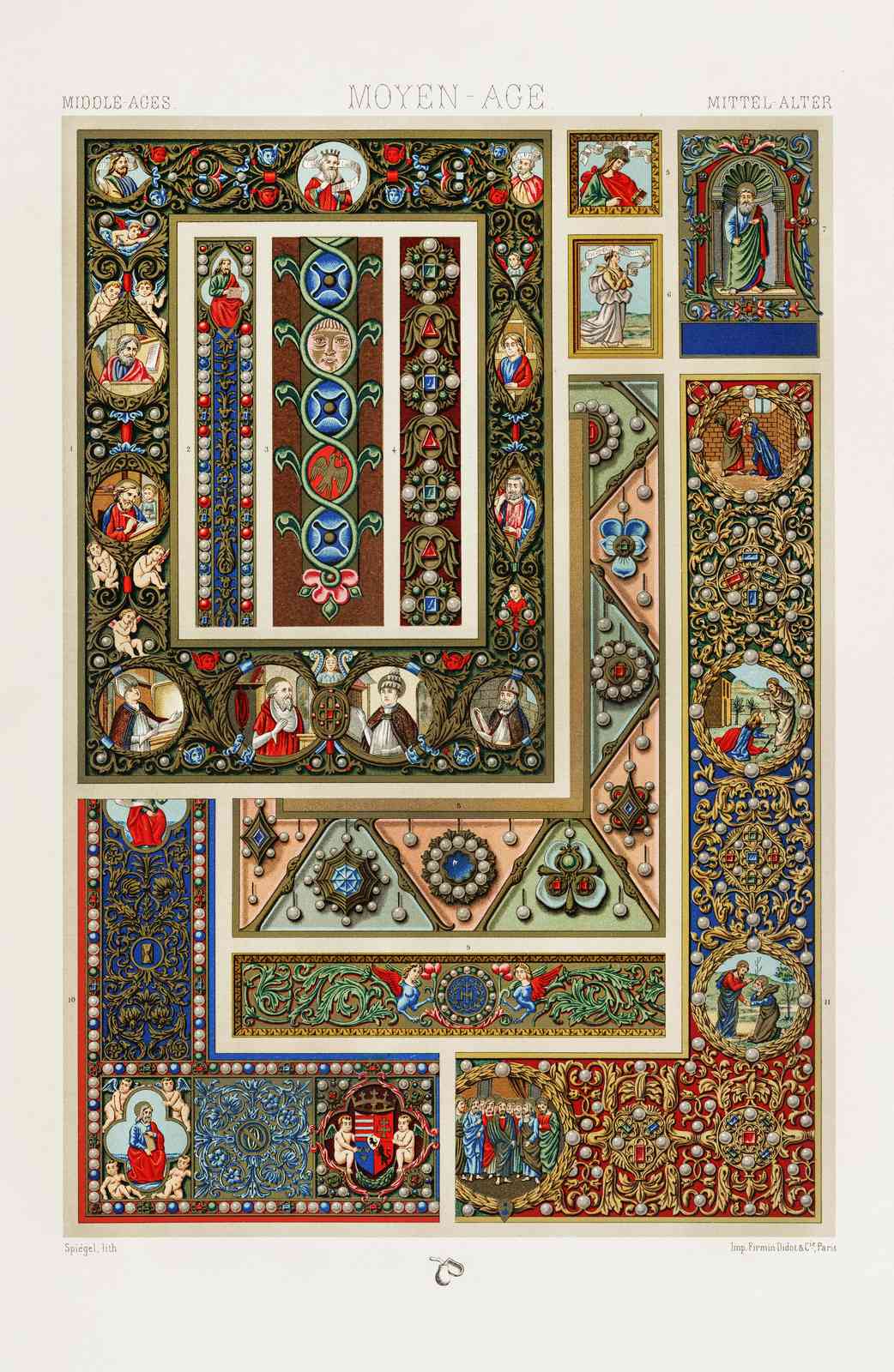 Medieval Illuminated Manuscript Art Wall Art