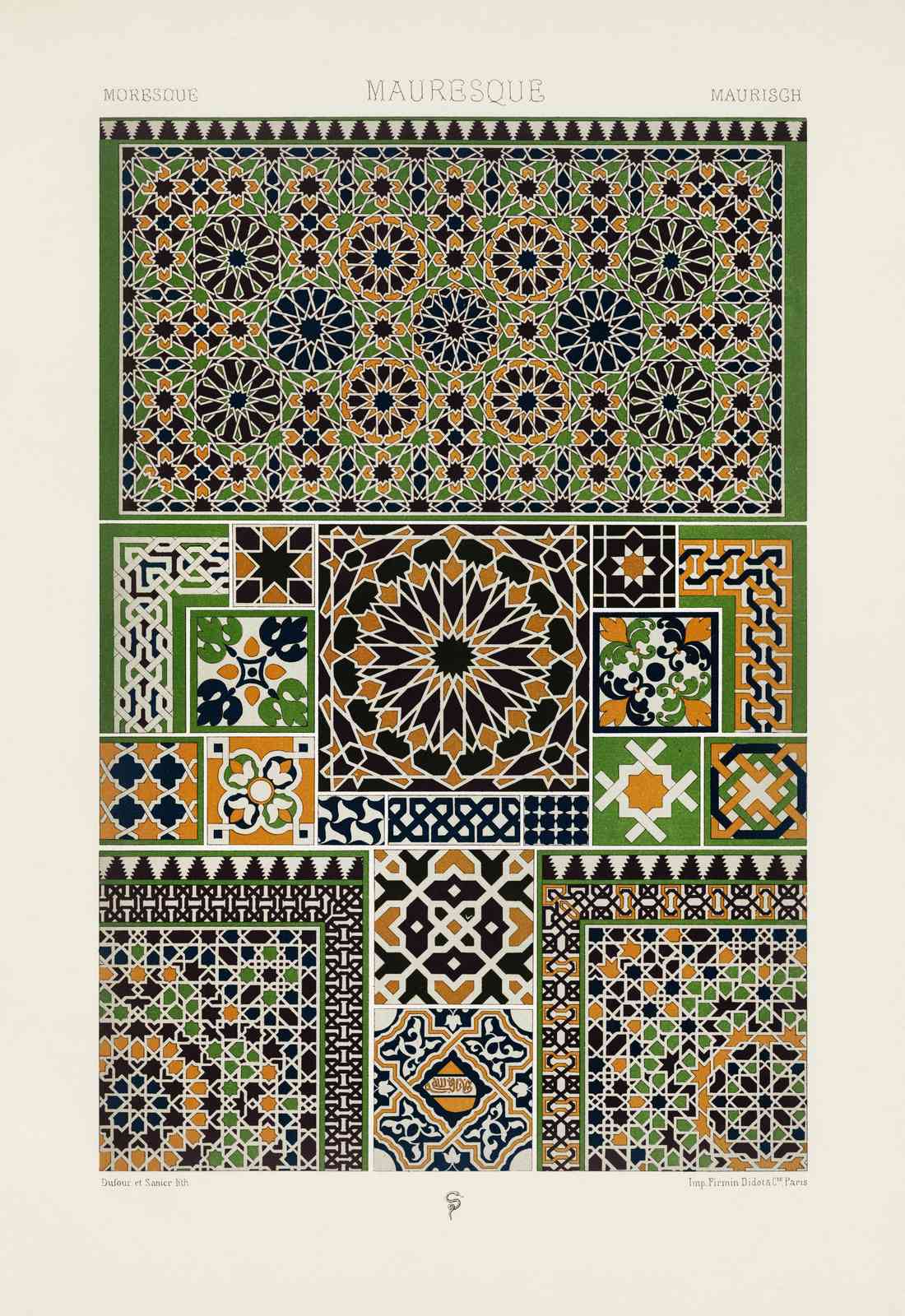 Moroccan Geometric Patterns Wall Art