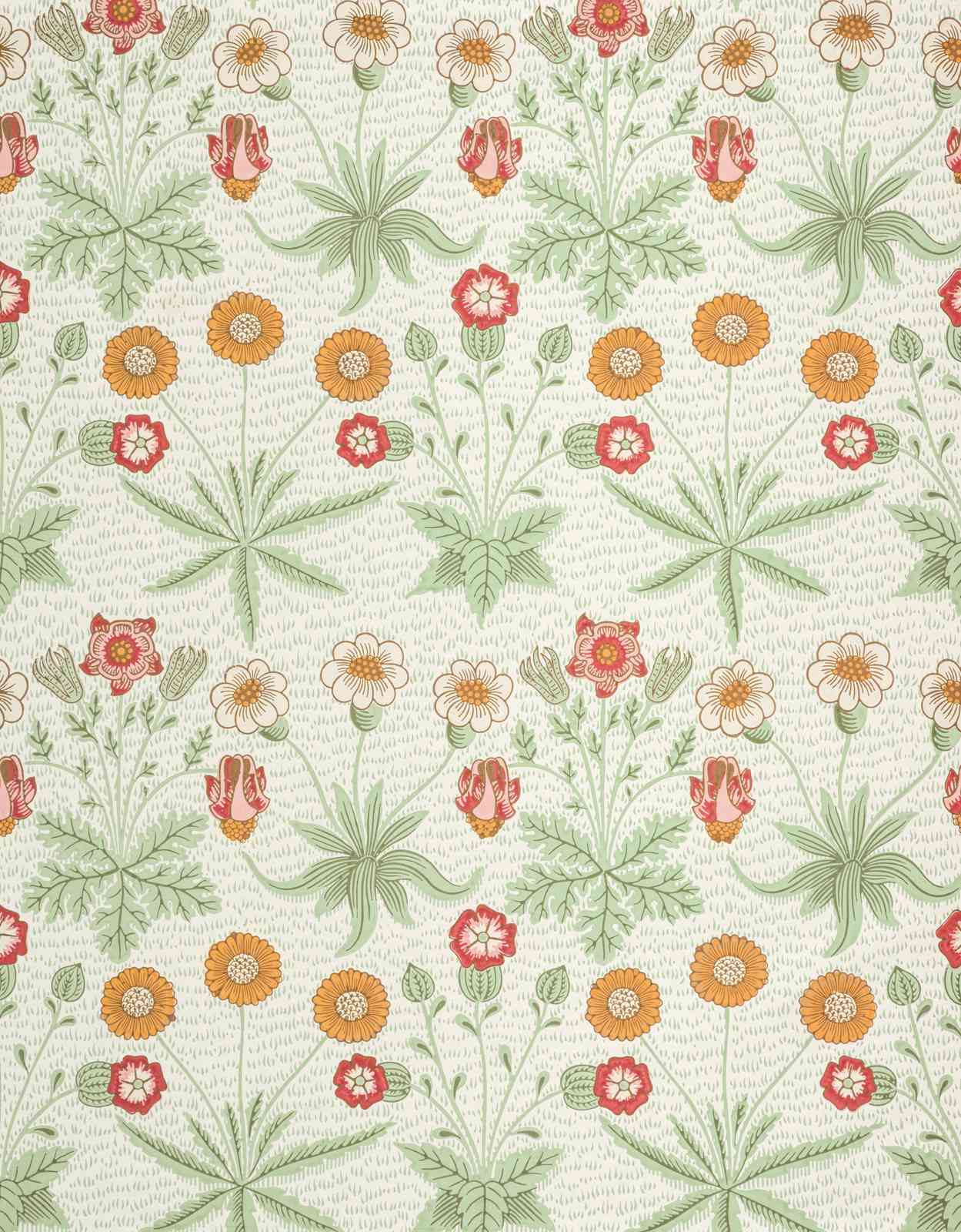 Vintage Floral Meadow Wall Art