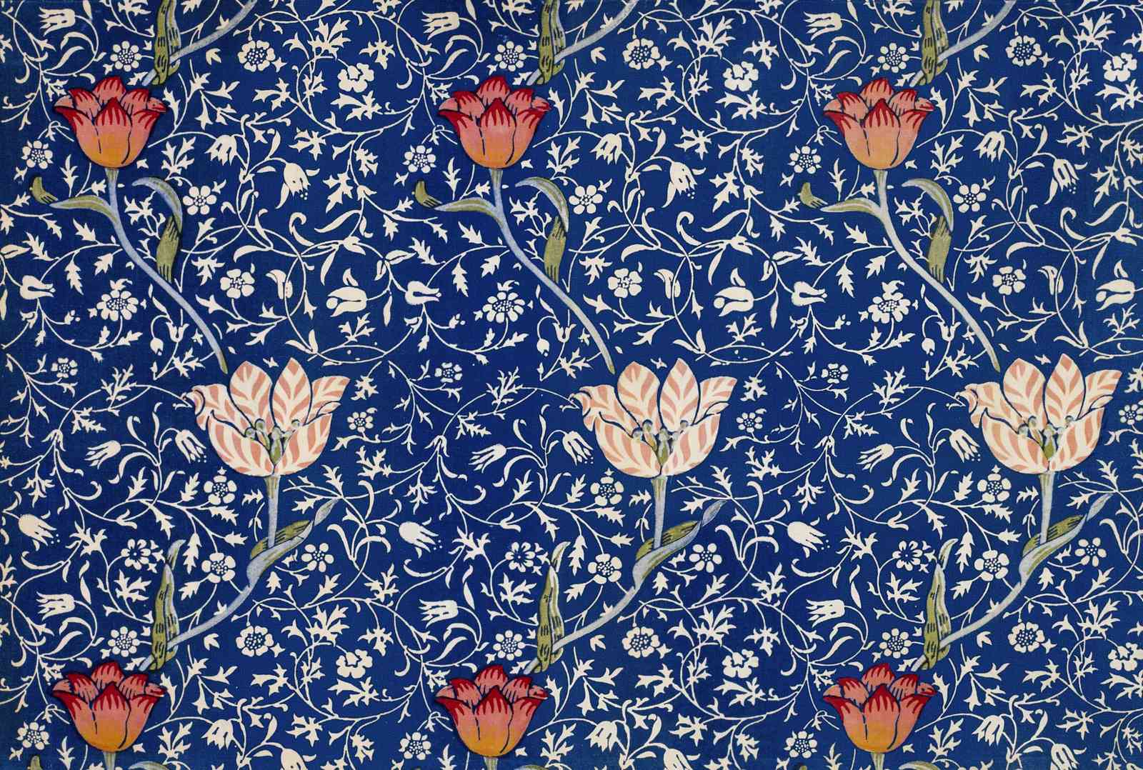 Art Nouveau Floral Tulip Wall Art