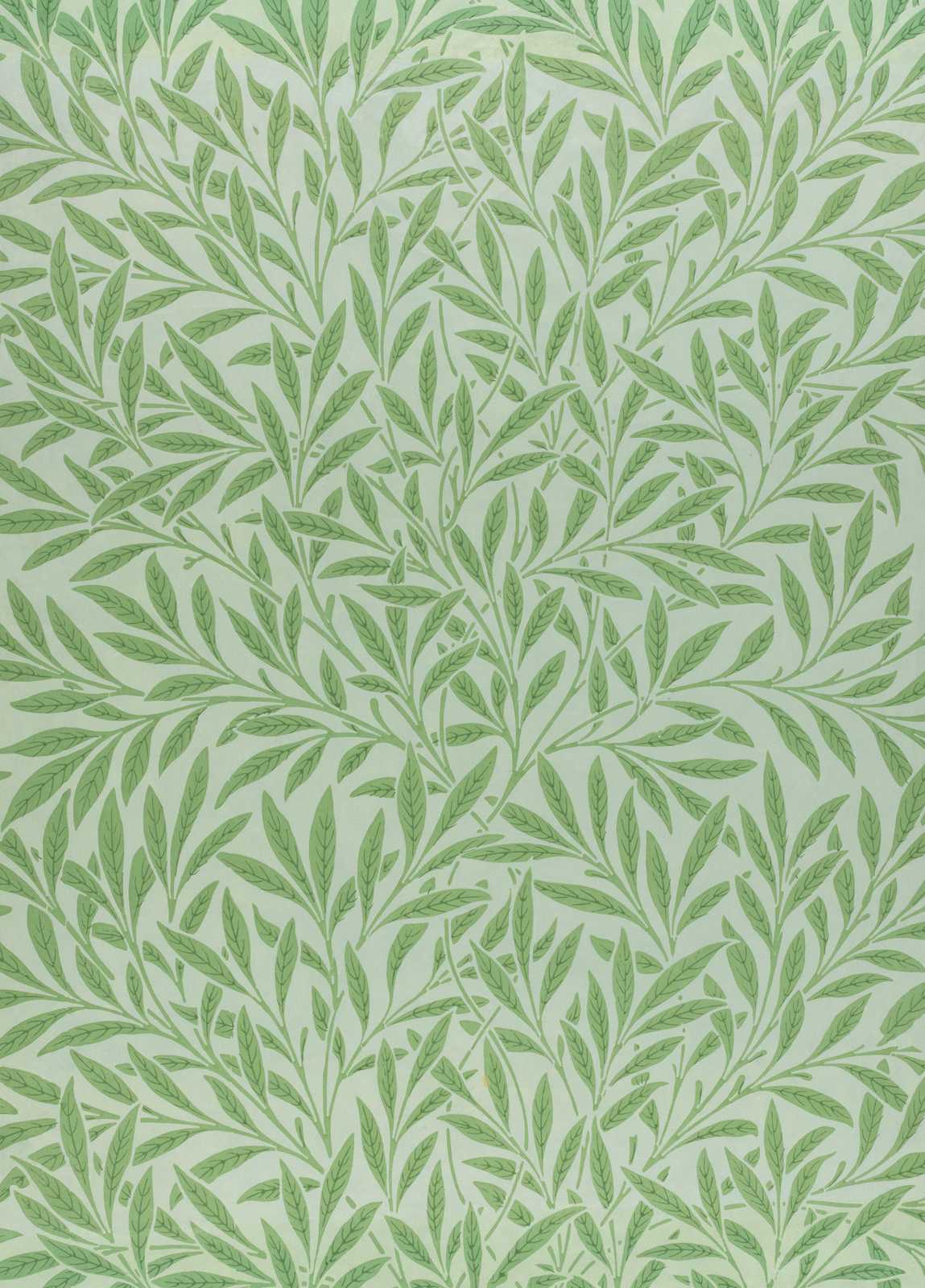 Serene Willow Leaf Pattern Wall Art