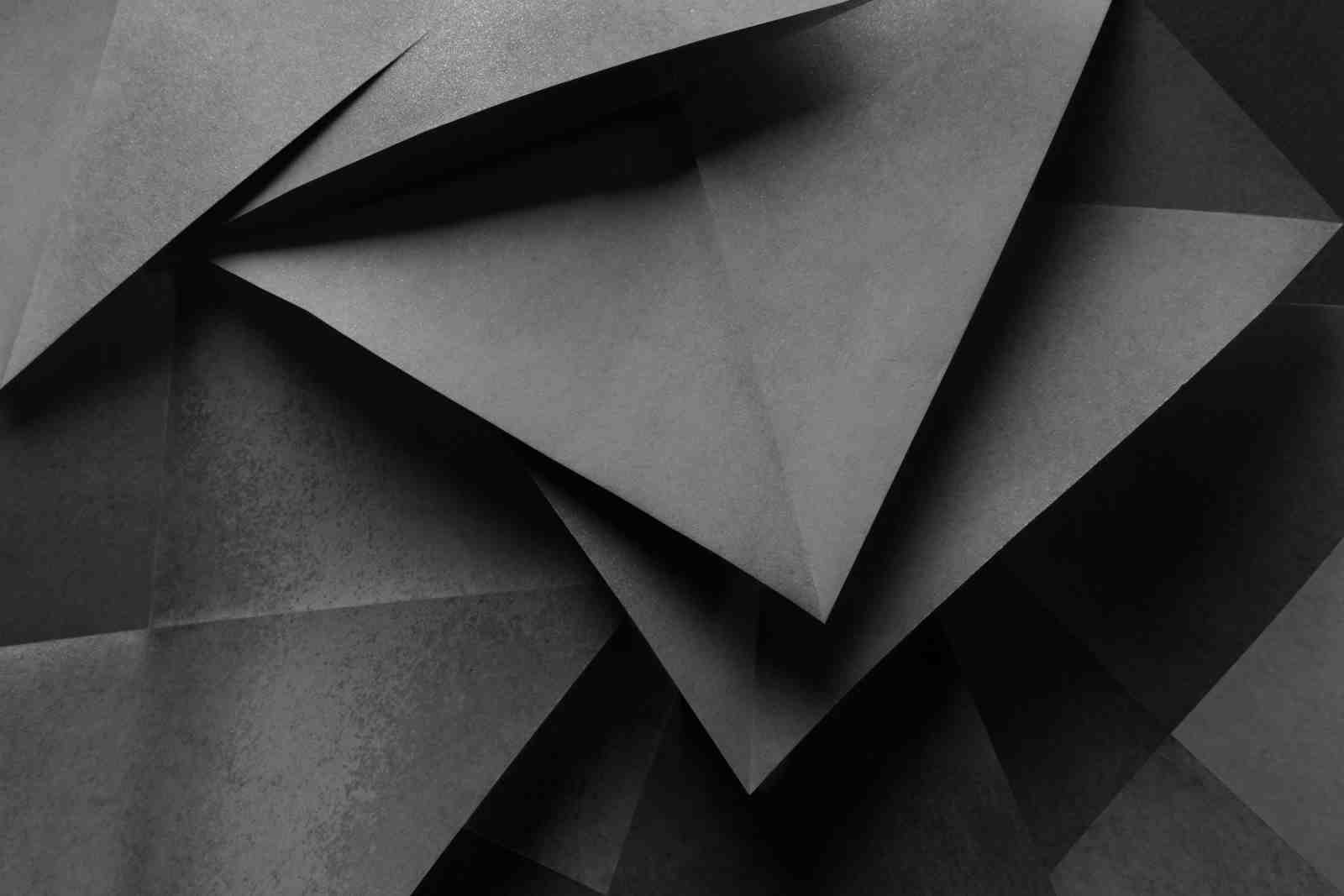 Abstract Geometric Monochrome Wall Art