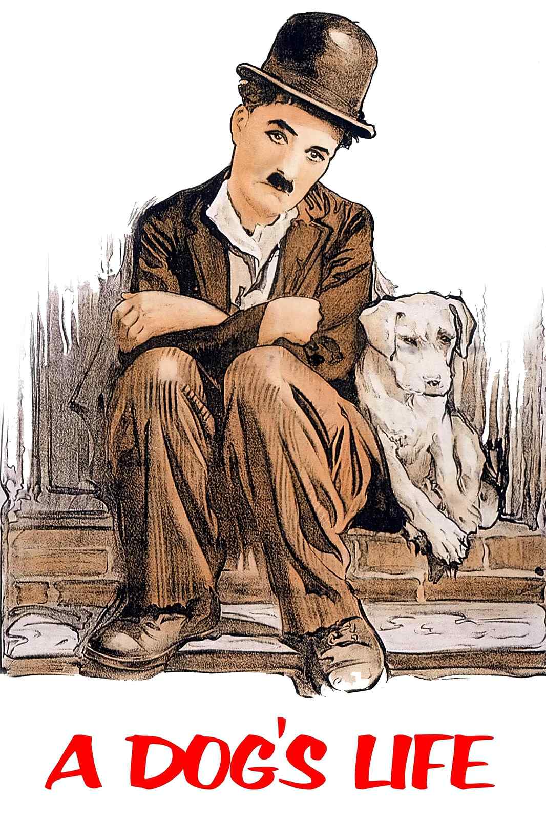 Charlie Chaplin A Dog's Life Art Wall Art