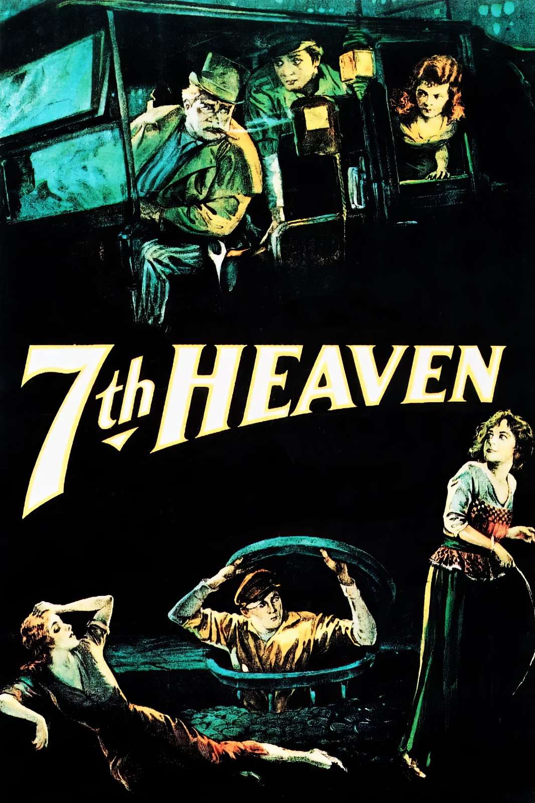 Classic 7th Heaven Film Poster Wall Art