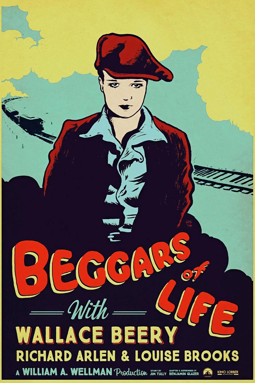 Vintage "Beggars of Life" Movie Poster Wall Art