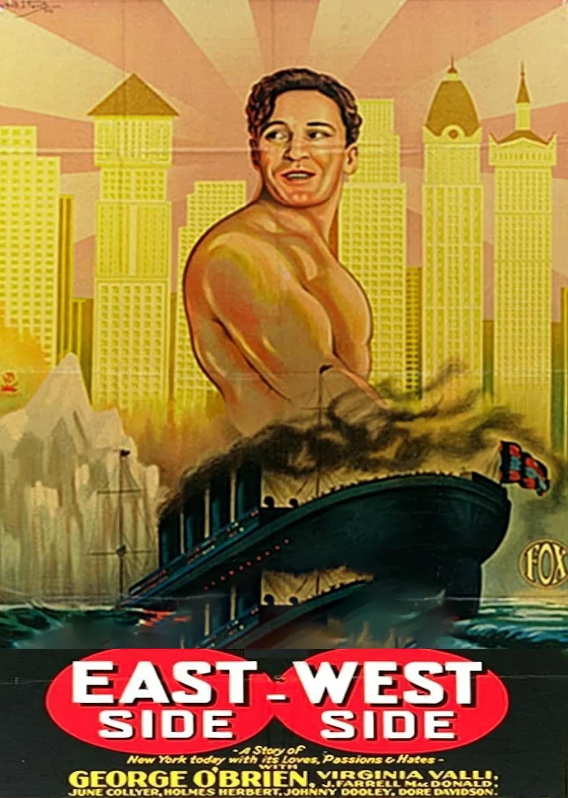 Vintage East West Side Movie Poster Wall Art