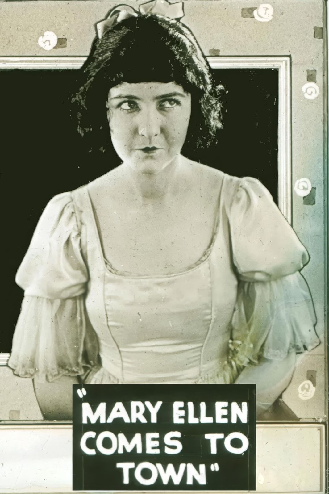 Vintage Silent Film Star "Mary Ellen Comes to Town" Wall Art