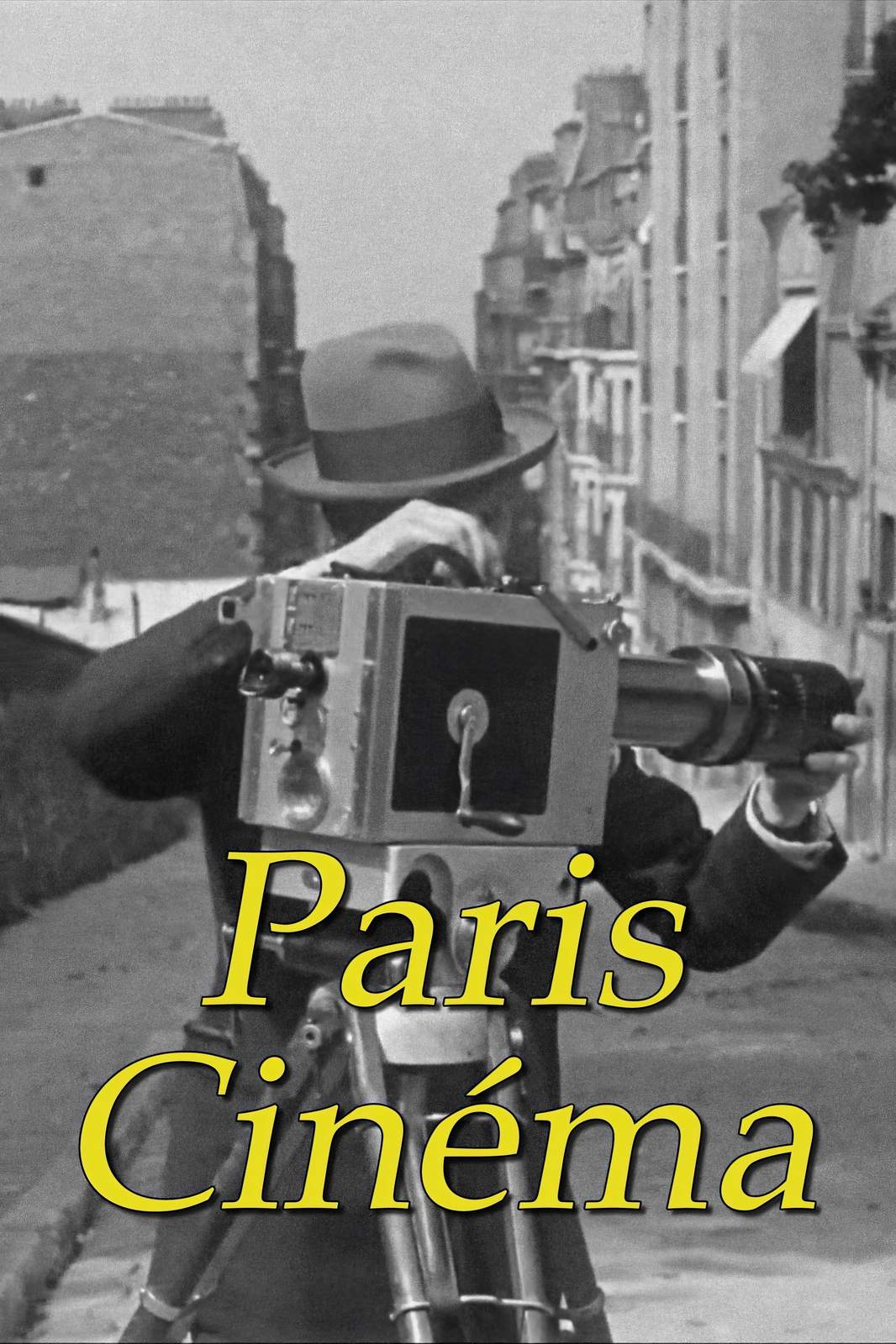 Vintage Paris Cinema Camera Wall Art