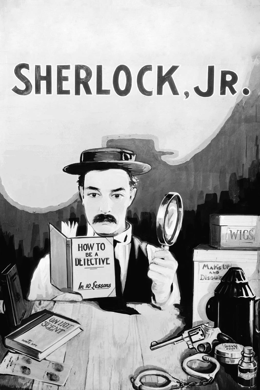Sherlock Jr. Detective Art Wall Art