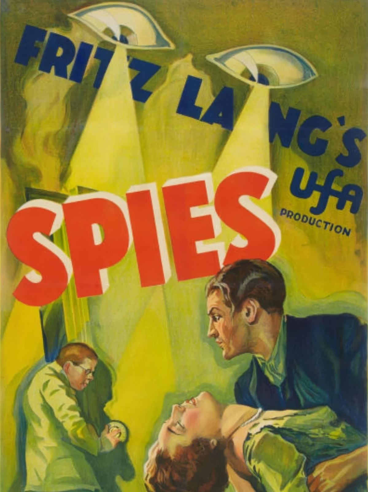 Fritz Lang Spies Movie Poster Wall Art