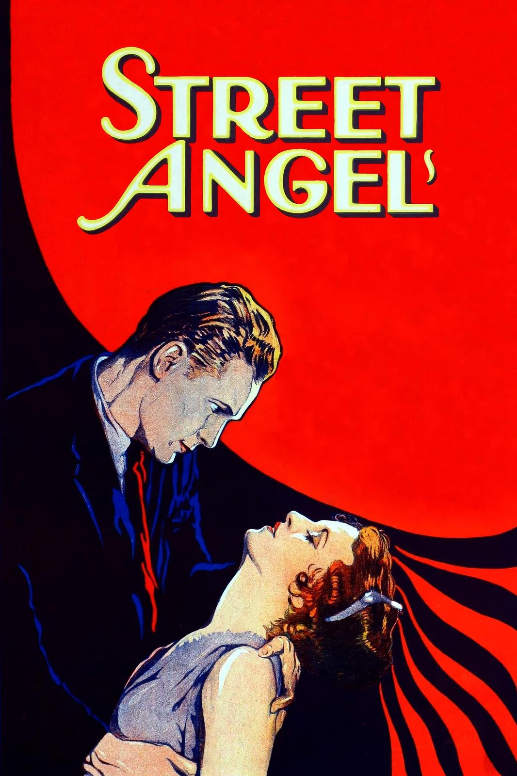 Vintage Street Angel Romantic Drama Wall Art