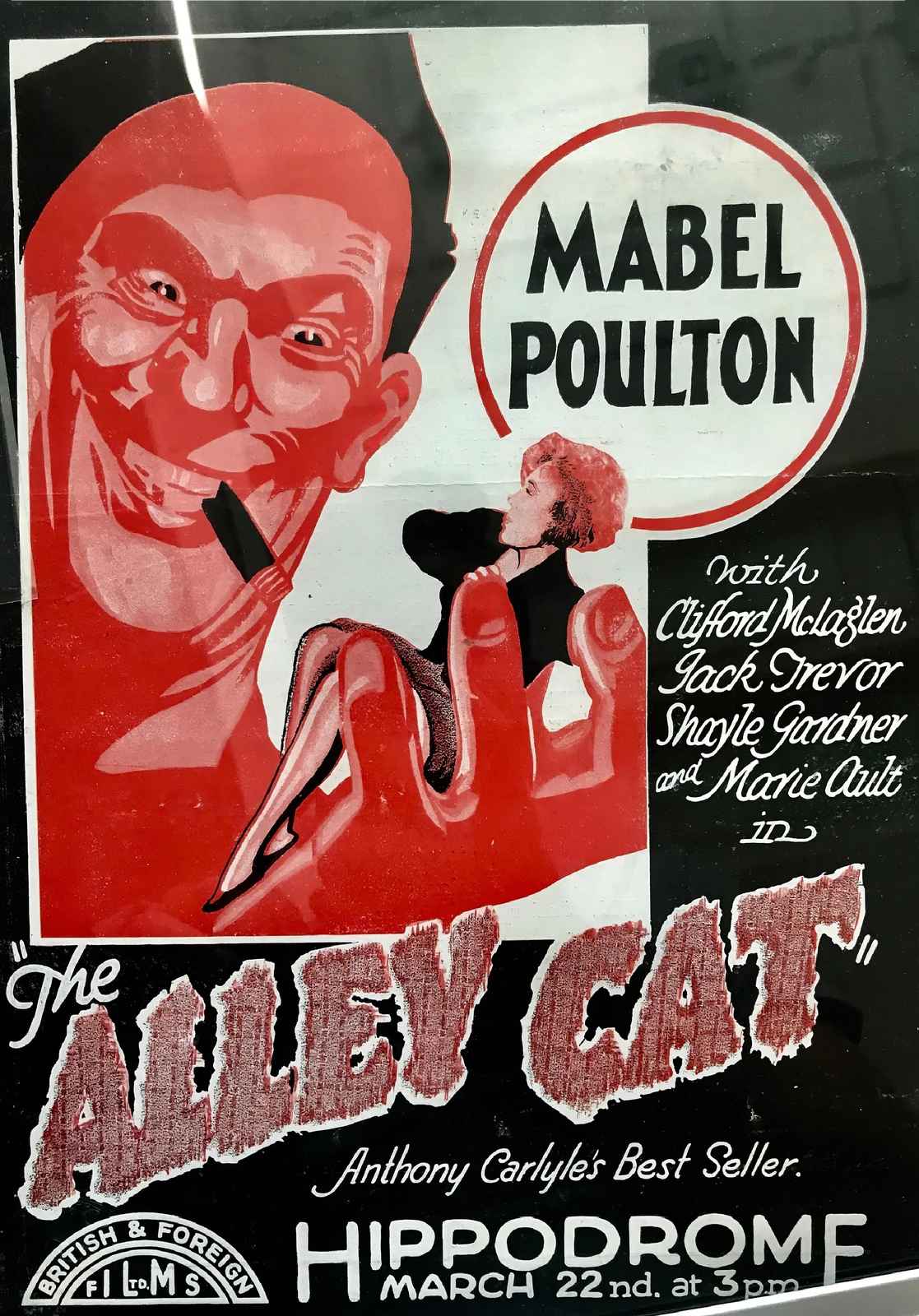 Vintage 'The Alley Cat' Movie Poster Wall Art