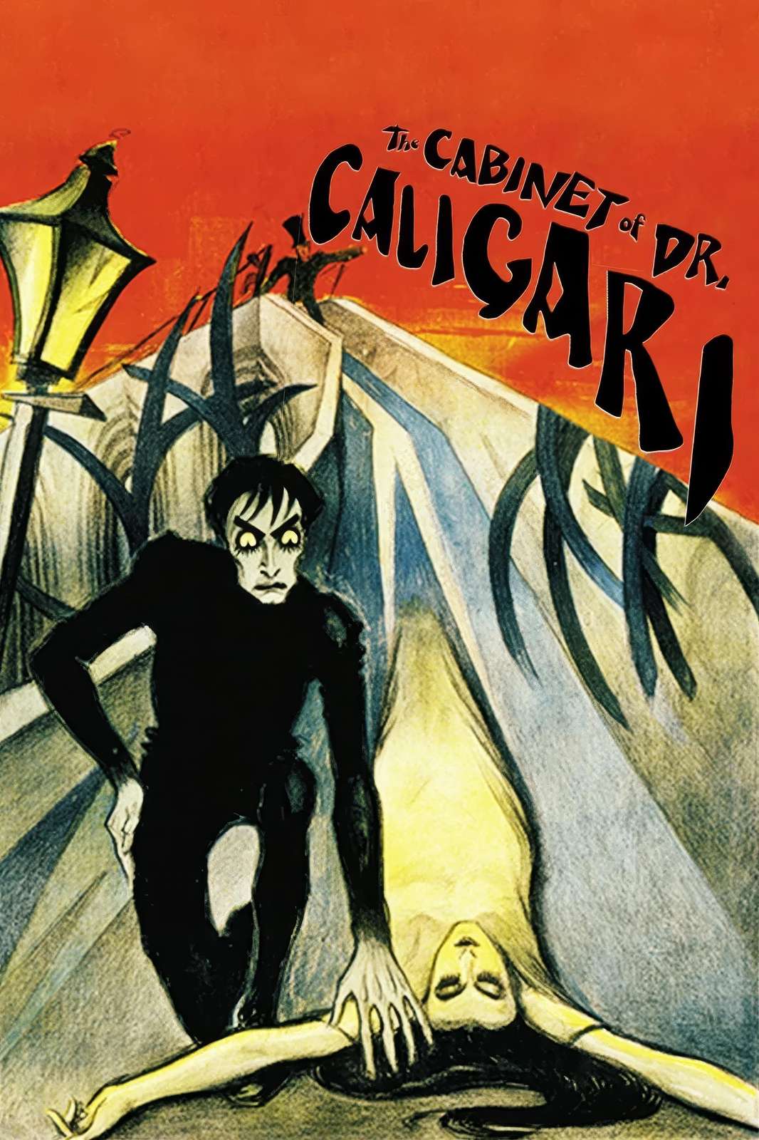 Cabinet of Dr. Caligari Expressionist Horror Wall Art