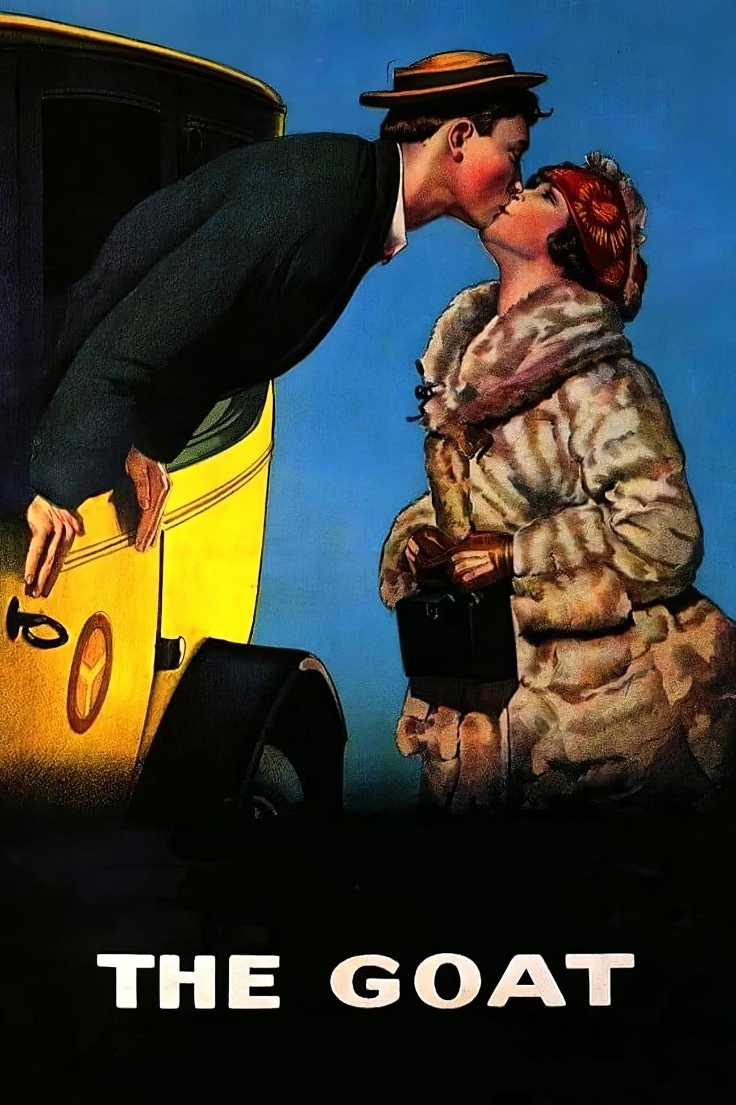 Vintage Couple Kissing 'The Goat' Wall Art