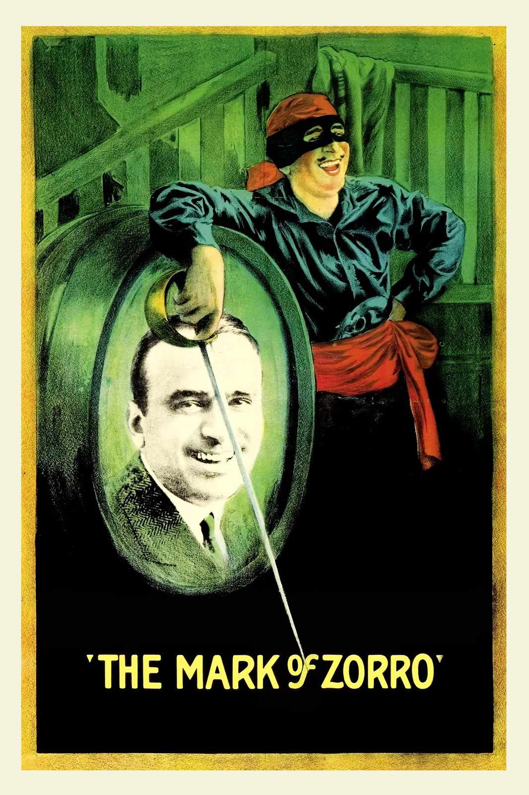 The Mark of Zorro Vintage Movie Poster Wall Art