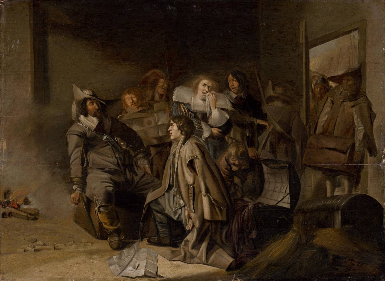 Dramatic Historical Scene Wall Art