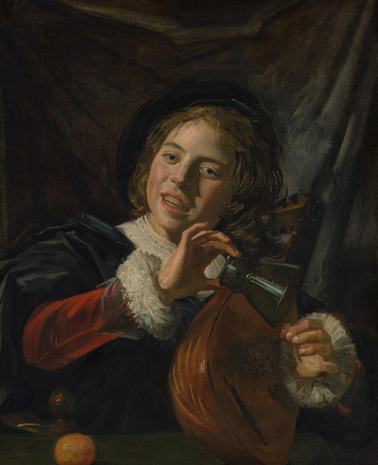 Baroque Lute Player Wall Art