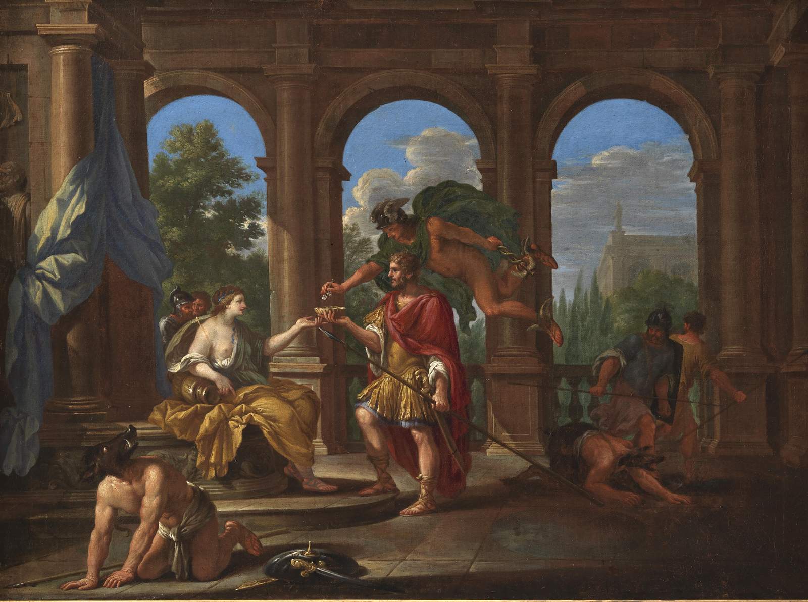 Ancient Roman Mythological Scene Wall Art