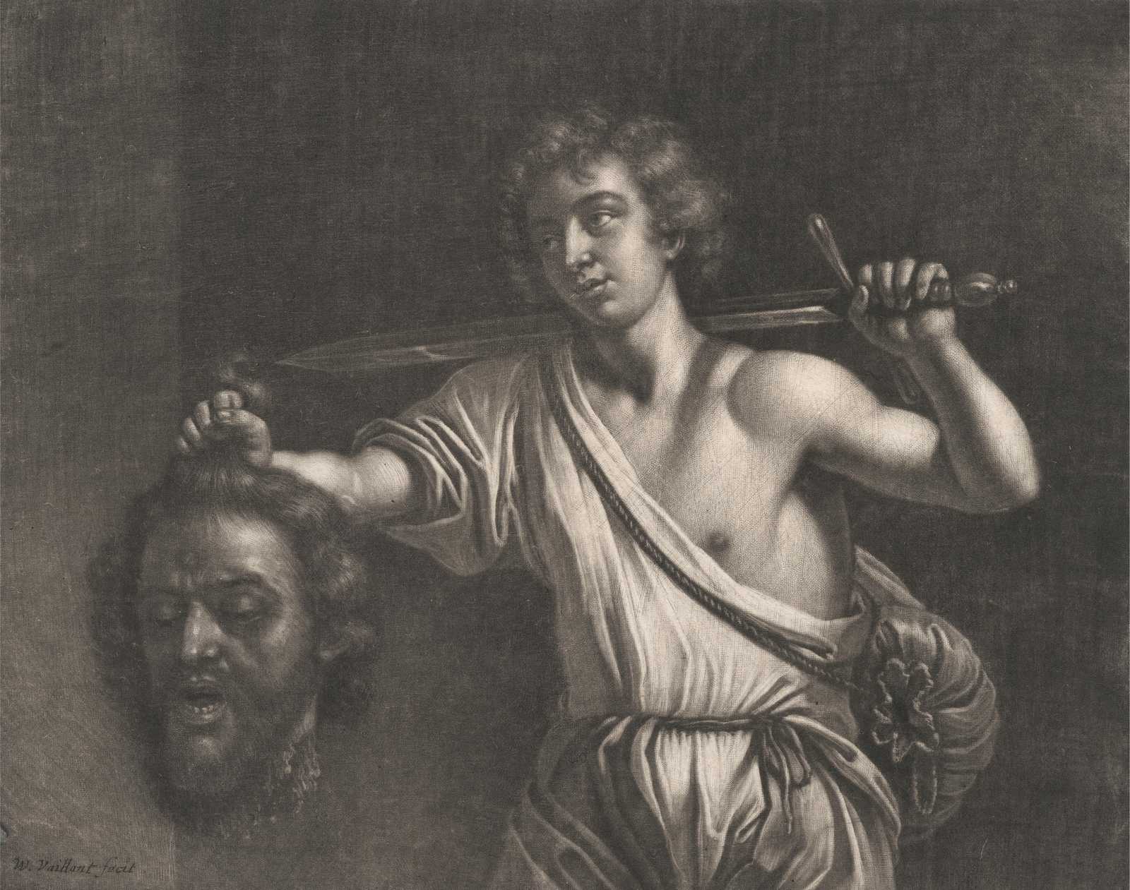 David and Goliath Heroic Wall Art