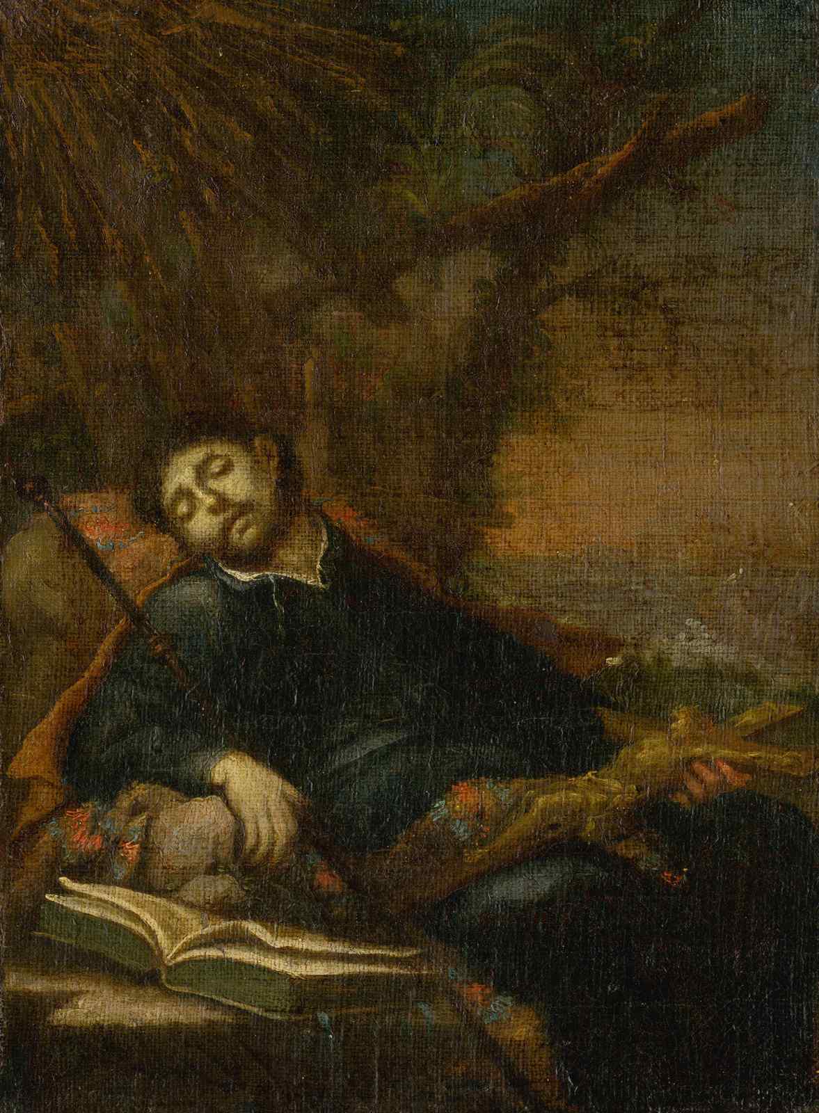 Sleeping Prophet Serene Portrait Wall Art