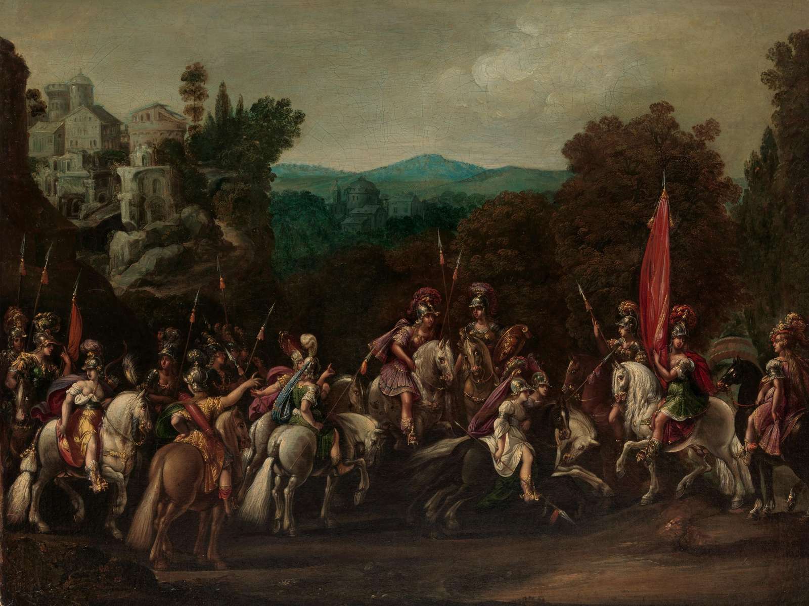 Historical Cavalry Grand Scene Wall Art