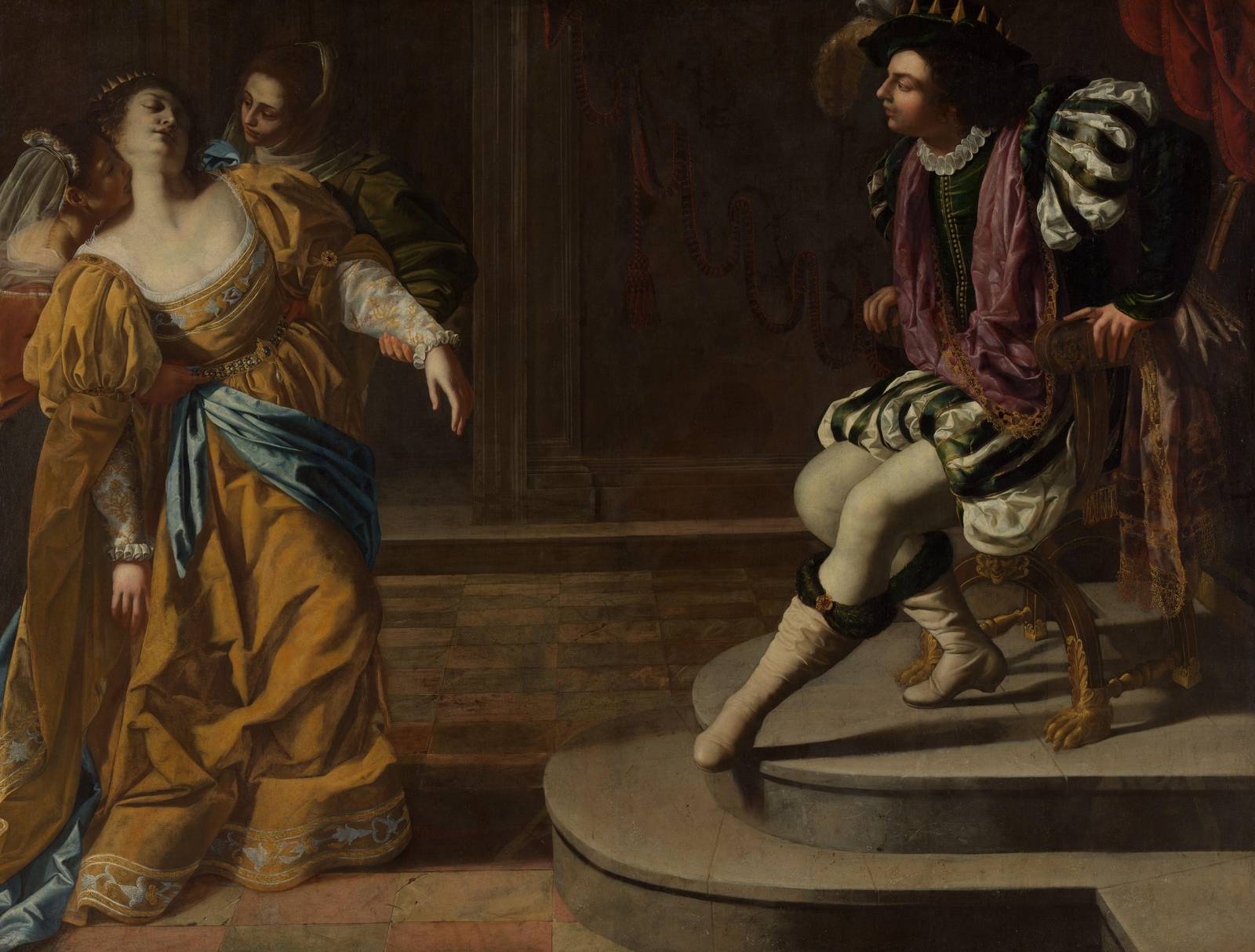 Baroque Drama Scene Wall Art
