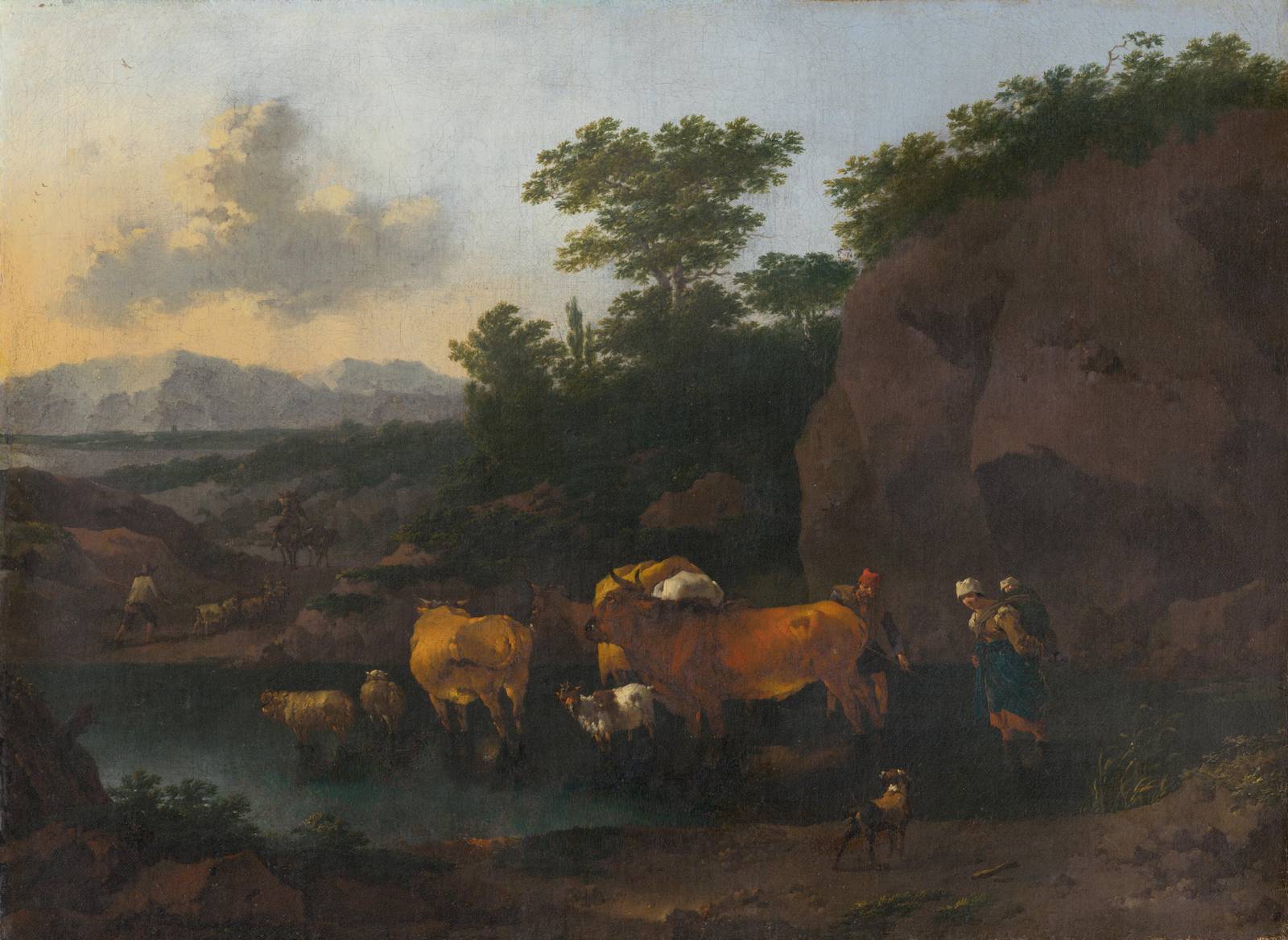 Pastoral Landscape with Cattle Wall Art