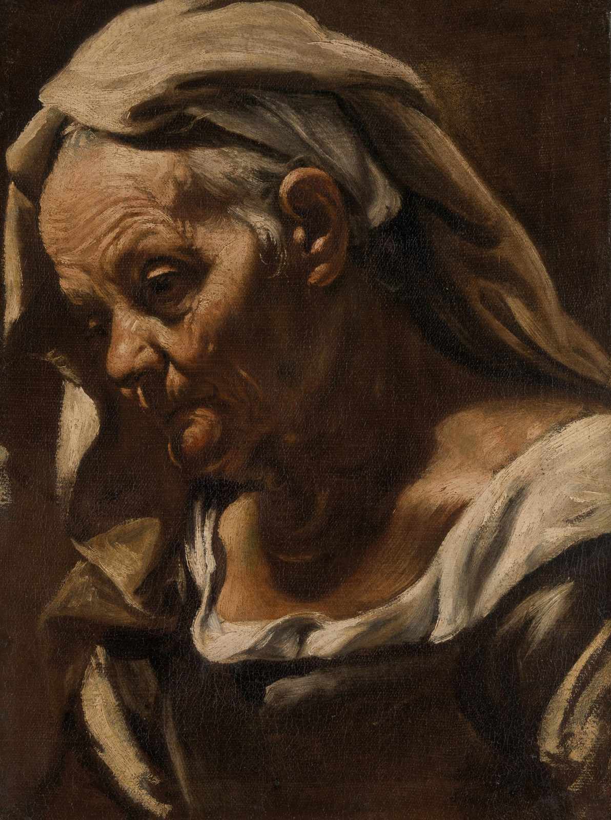 Old Woman's Wisdom Portrait Wall Art