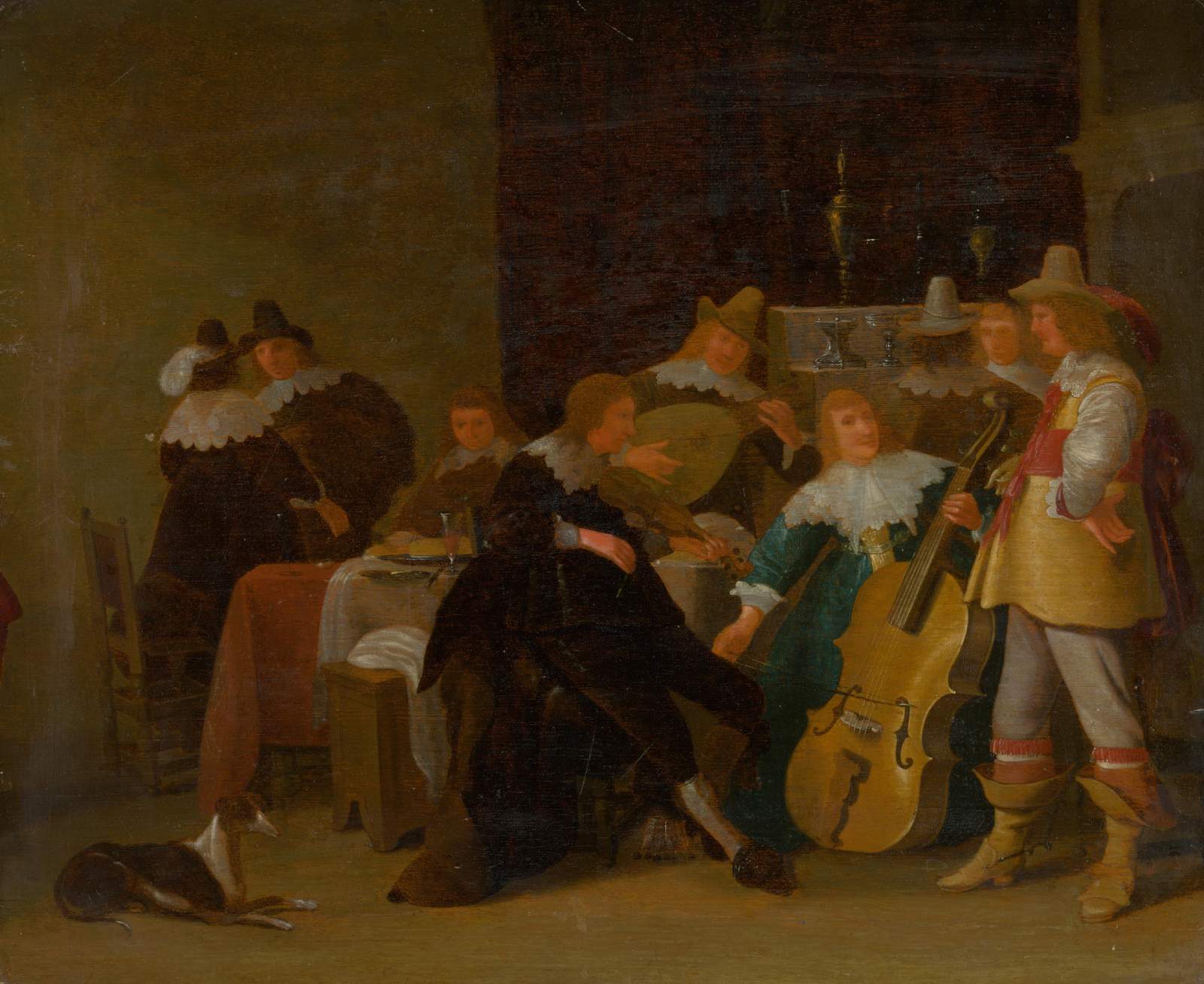 Baroque Music Scene Wall Art