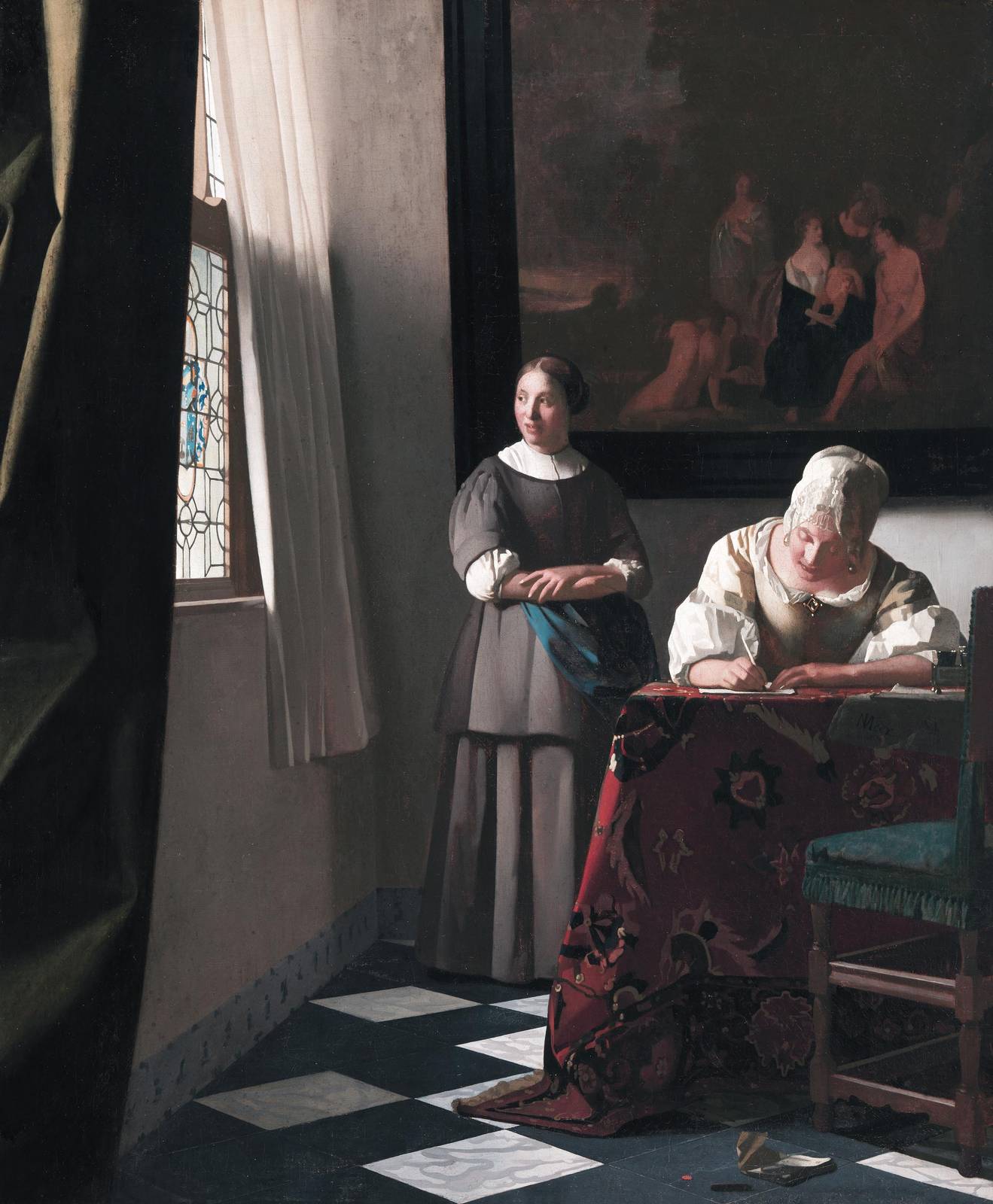 Vermeer's Woman Writing a Letter Wall Art