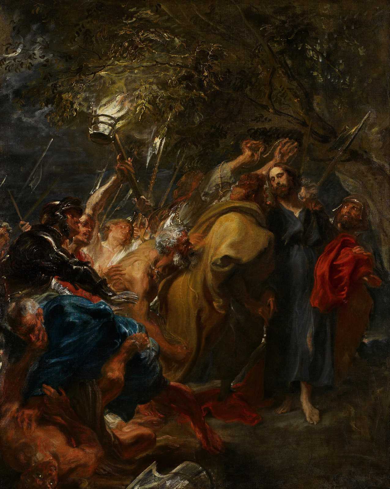 Biblical Art Jesus Capture Baroque Wall Art