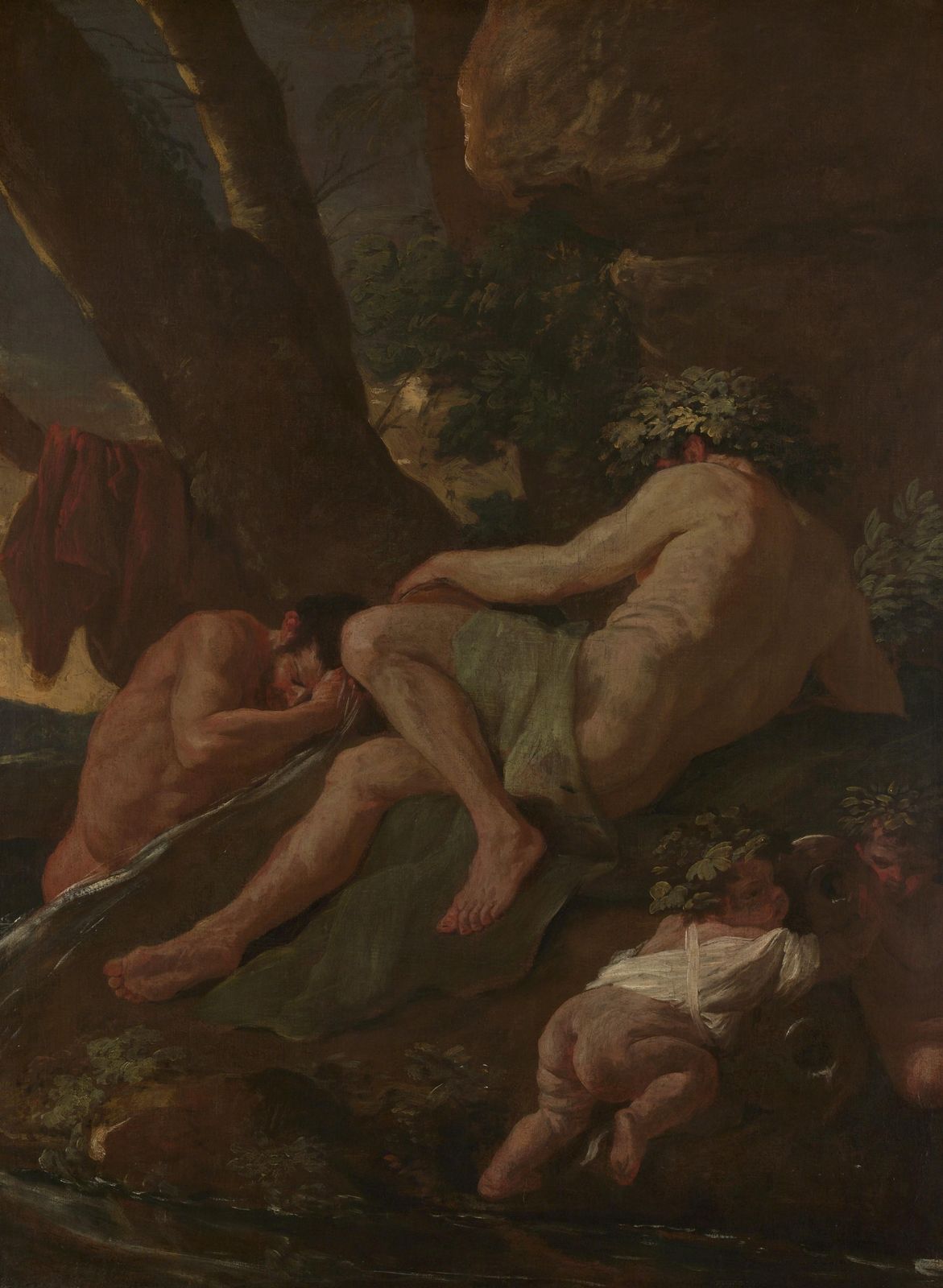 Mythological Nymphs Rest Wall Art