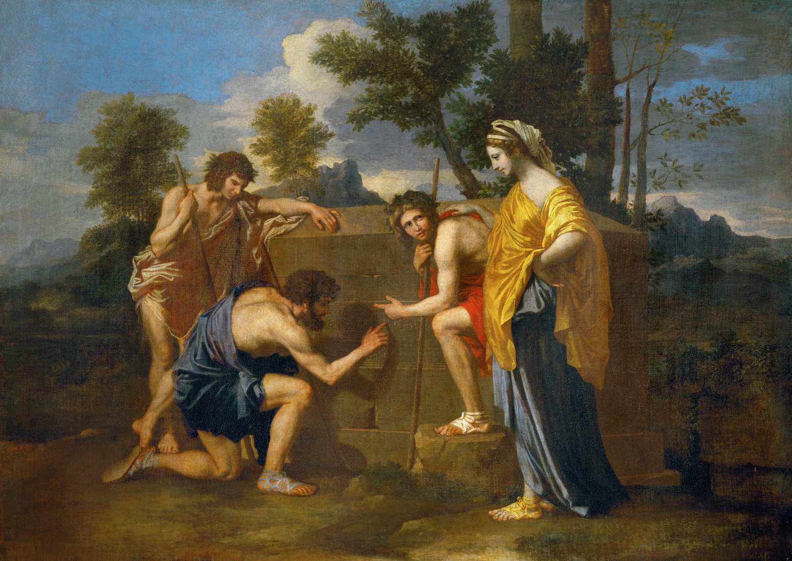 Mythological Figures Landscape Wall Art