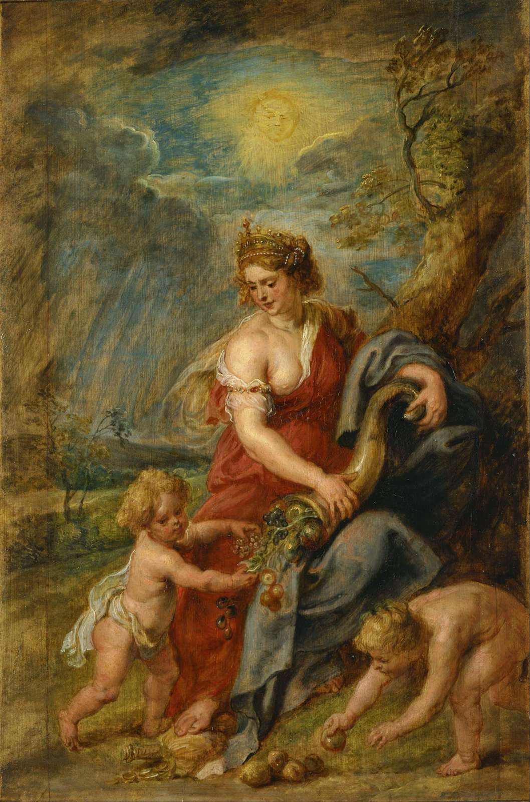 Abundance Allegory Baroque Art Wall Art