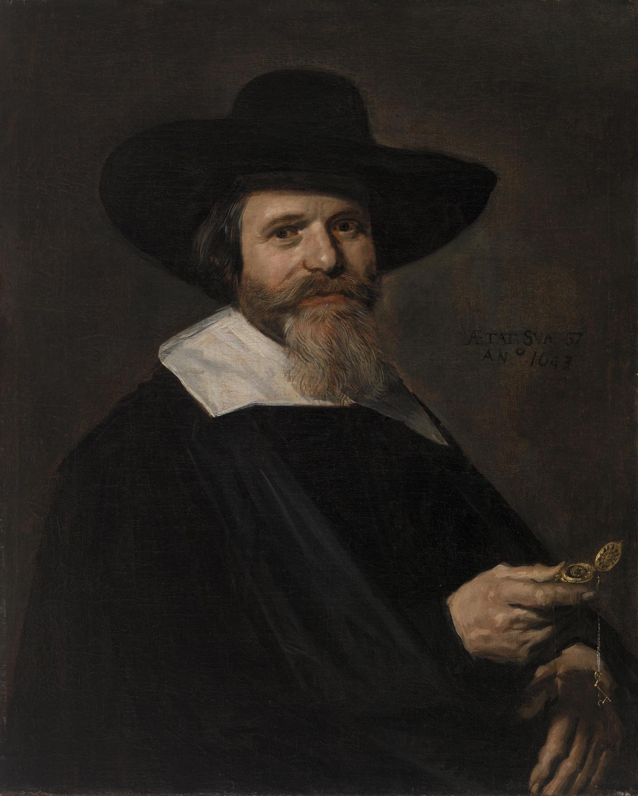 Gentleman Portrait with Pocket Watch Wall Art