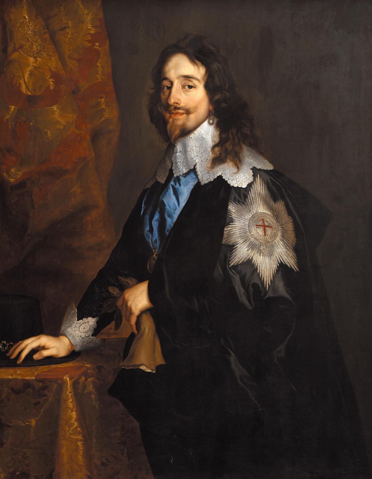 Royal Portrait King Charles I Baroque Wall Art