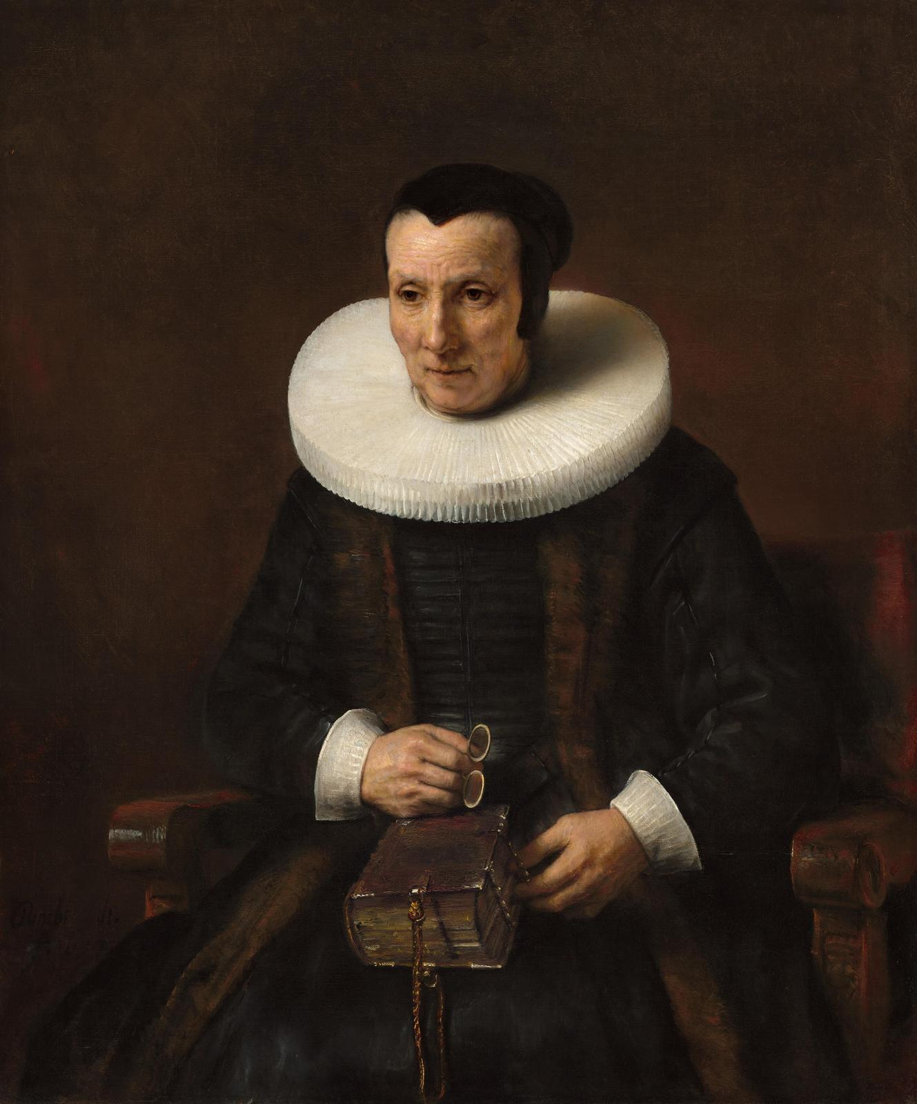 Elegant Woman Portrait Old Master Wall Art
