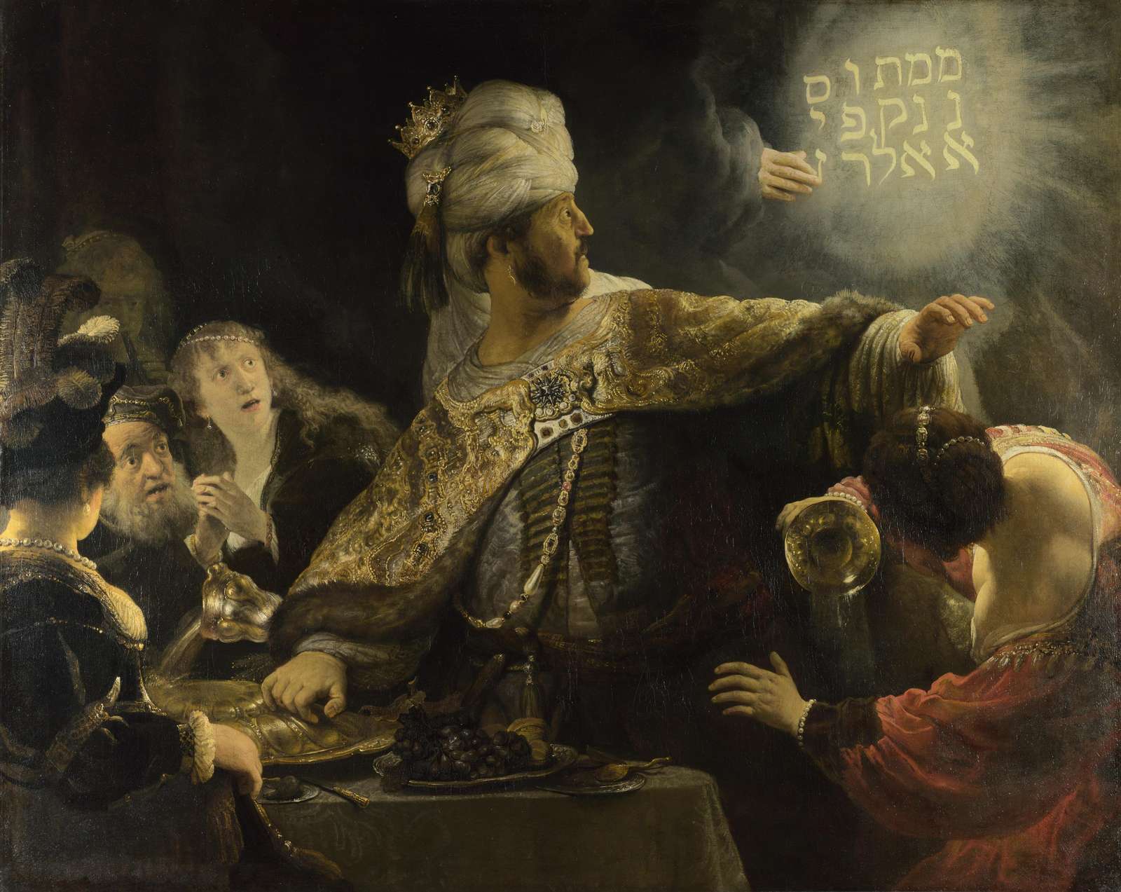 Belshazzar's Feast Rembrandt Wall Art
