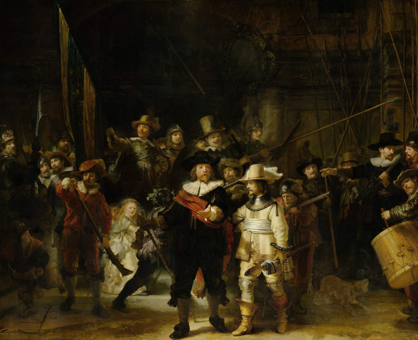 Rembrandt's Night Watch Wall Art