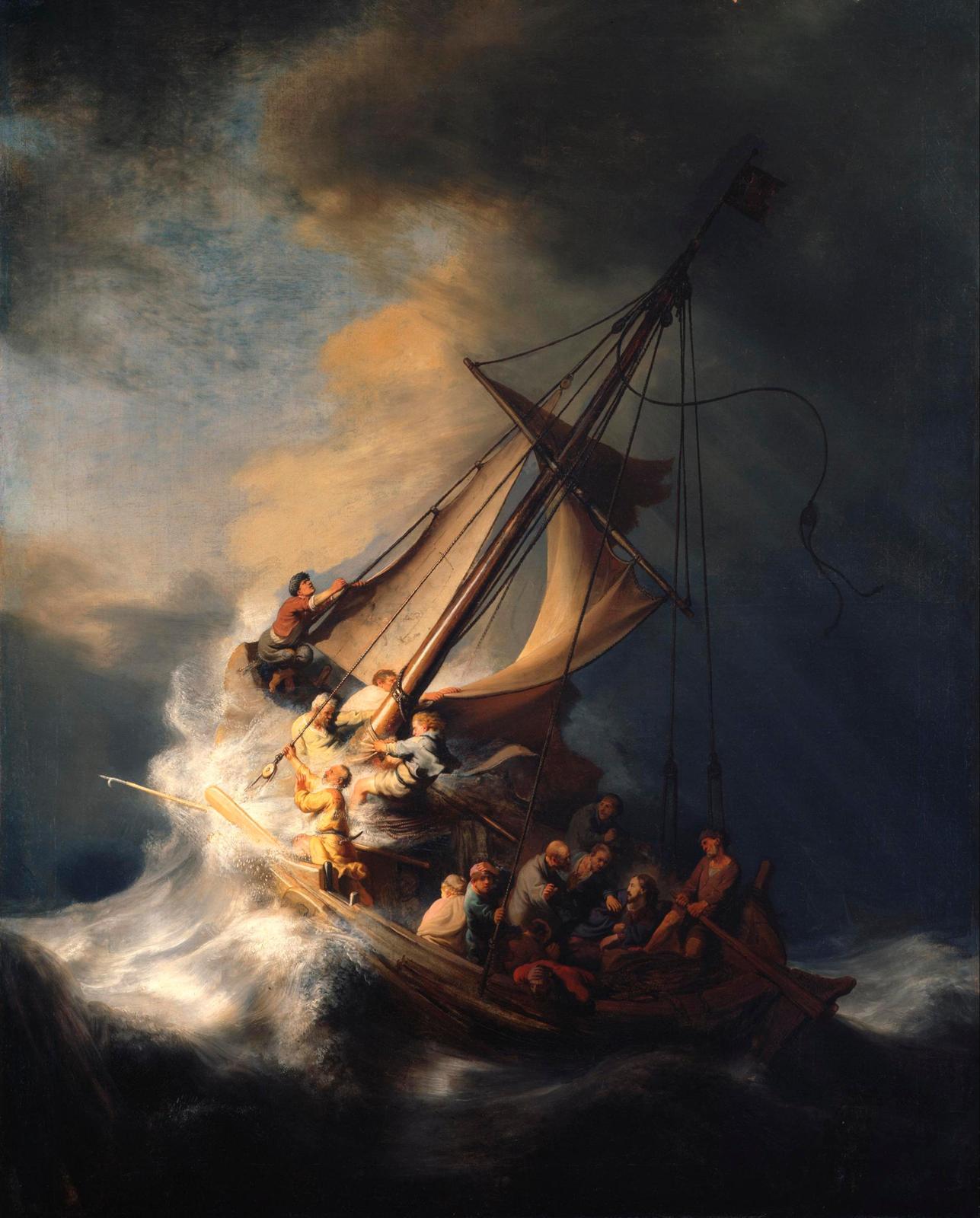 The Storm on the Sea of Galilee Wall Art