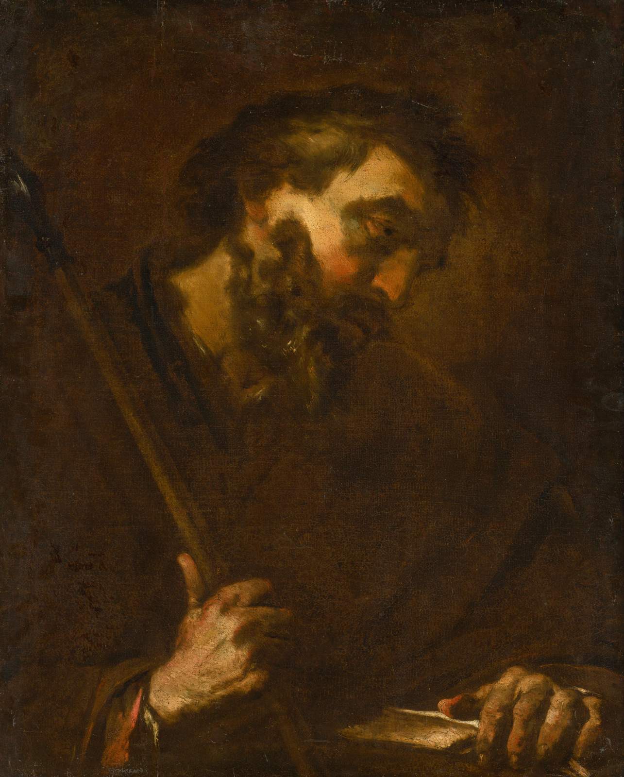Baroque Saint Study Wall Art