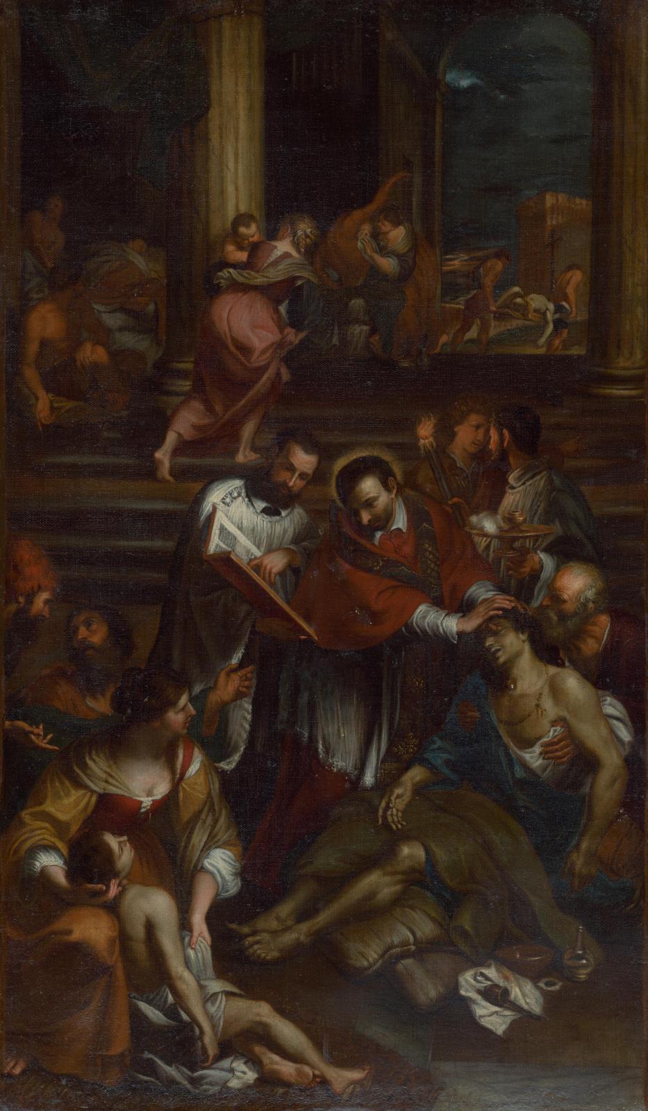 Sacred Healing Scene Baroque Wall Art