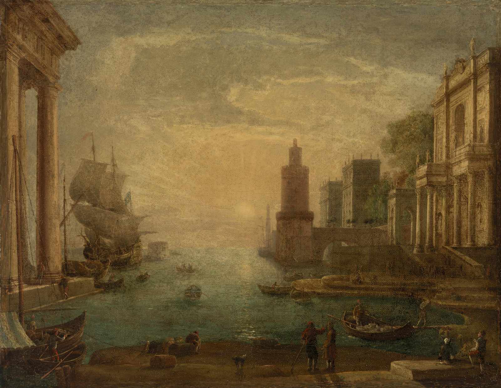 Seaport Grandeur Historical Wall Art