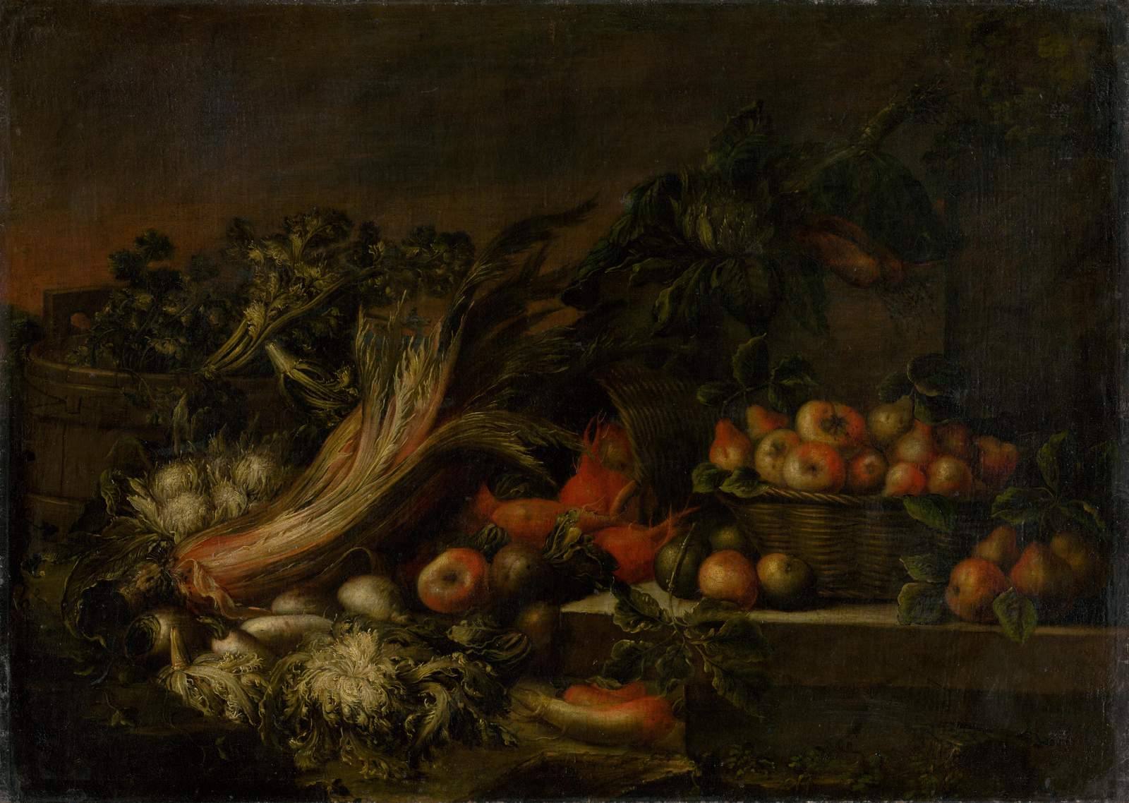 Still Life Vintage Vegetable & Fruit Wall Art